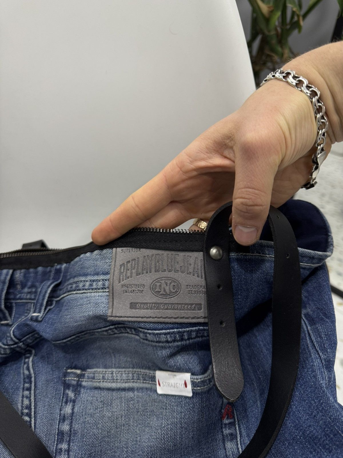 Replay Repley Upcycled denim bag Size ONE SIZE - 9 Thumbnail