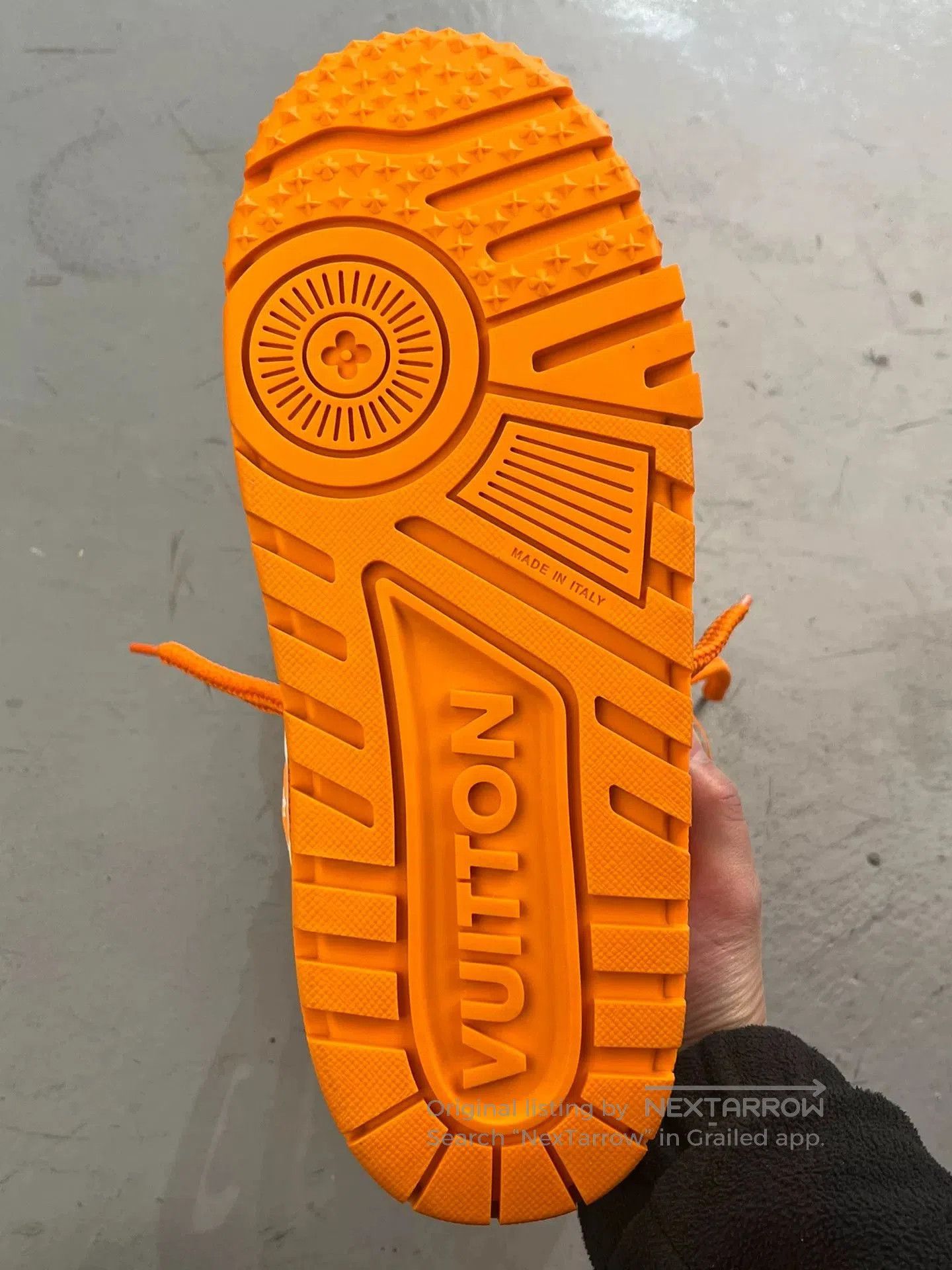 Louis Vuitton LV Trainer White Orange Maxi. Size US 11 / EU 44 - 4 Thumbnail