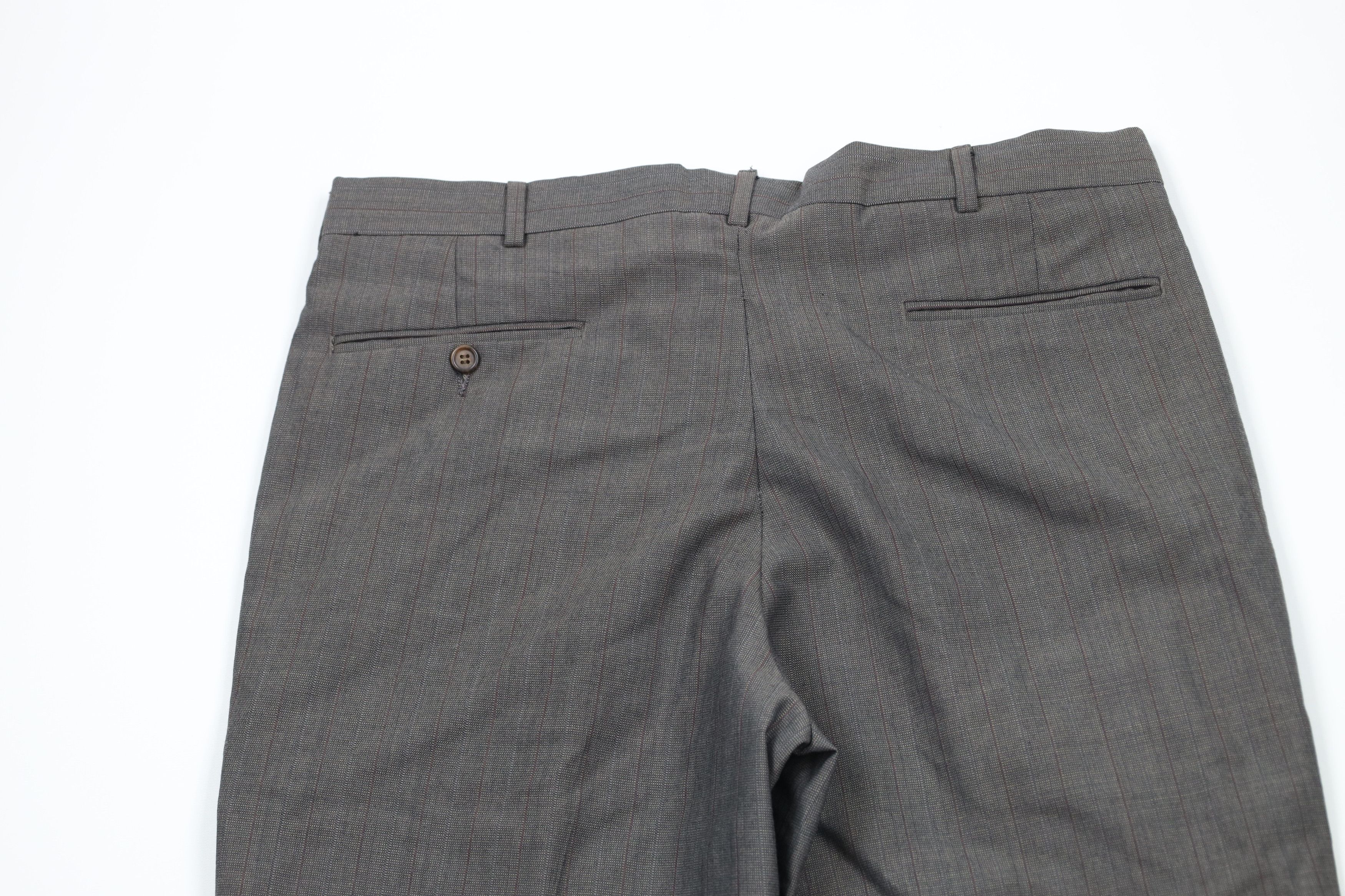Vintage Vintage 90s Streetwear Striped Wide Leg Chino Pants Trousers Size US 36 / EU 52 - 10 Thumbnail