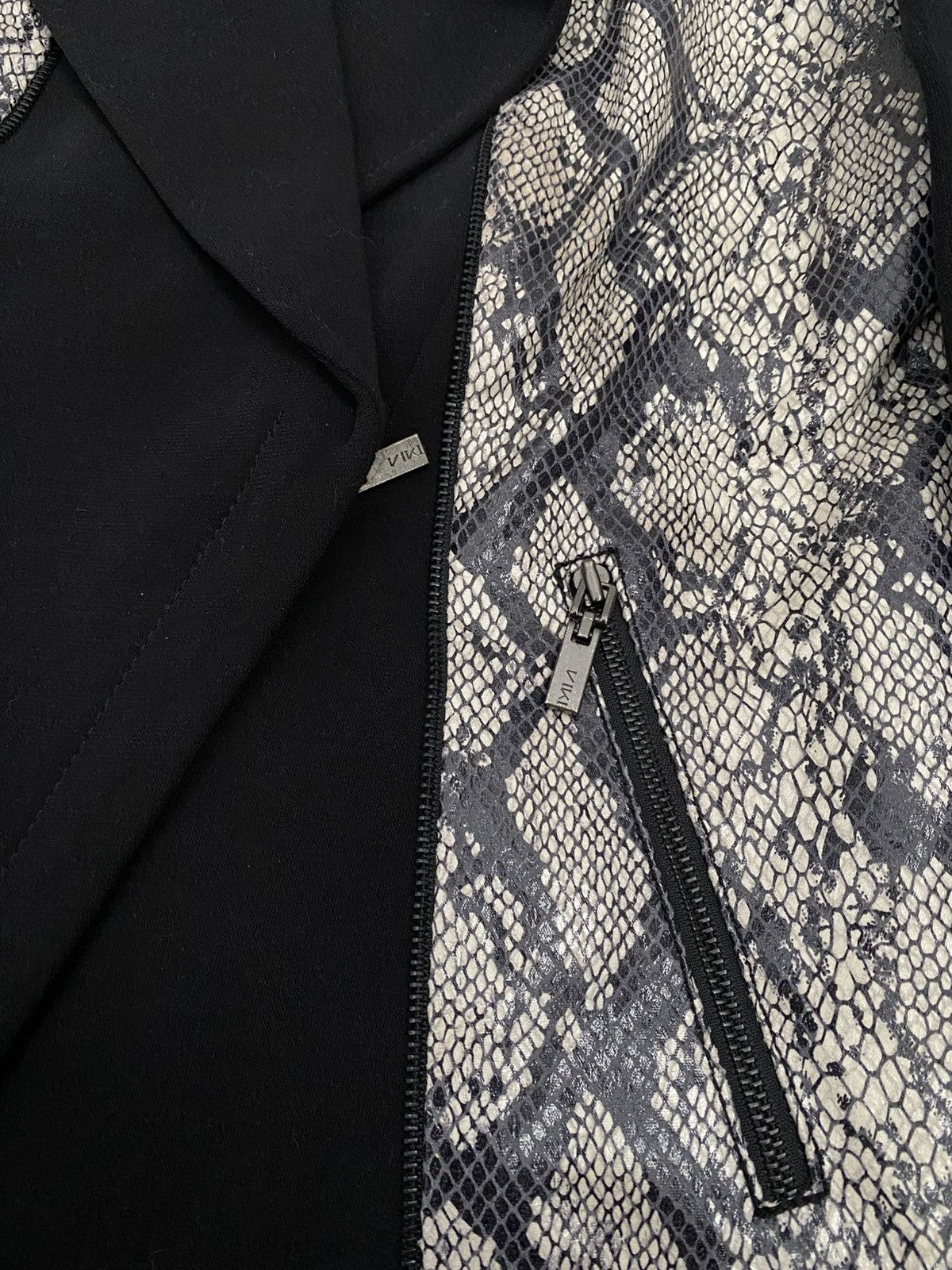 If Six Was Nine Viki snakeskin blazer i6w9 styled Size M / US 6-8 / IT 42-44 - 5 Thumbnail