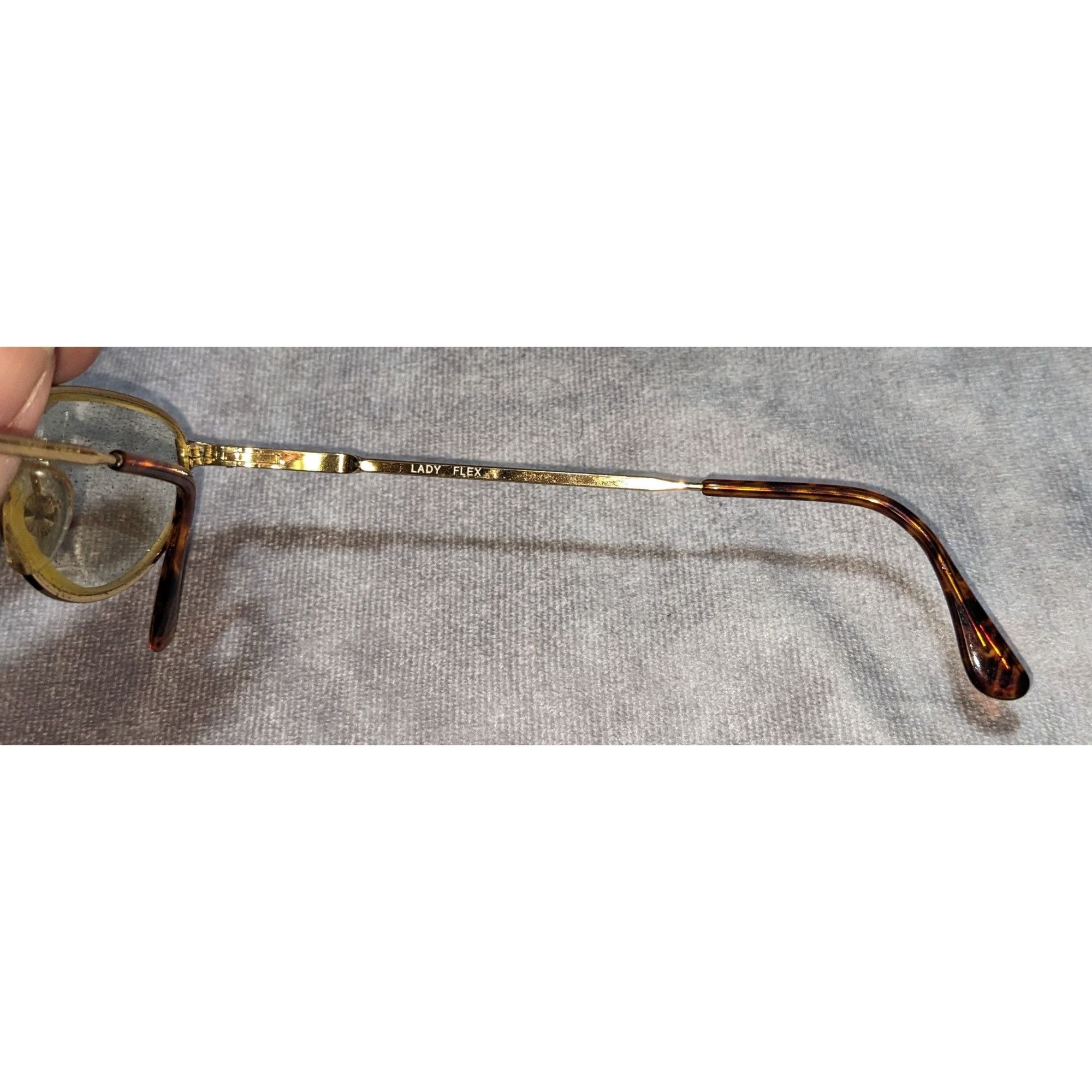Other Espressioni Lady Flex Tortoise Shell Eyeglass Frames Gold Ac Size ONE SIZE - 5 Thumbnail