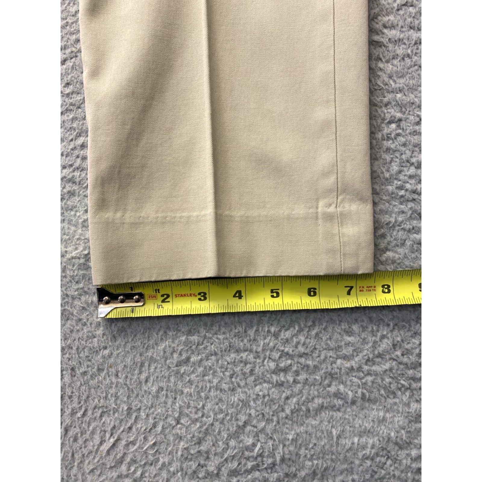 J.Crew J.CREW Chino Pants Mens 36x32 Beige Khaki Slim Fit Casual Dress Wide-Leg Retro Size US 36 / EU 52 - 5 Thumbnail