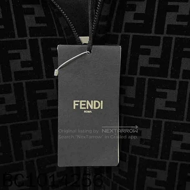 Fendi Fendi Printed velvet zip-up jacket Size US M / EU 48-50 / 2 - 8 Thumbnail