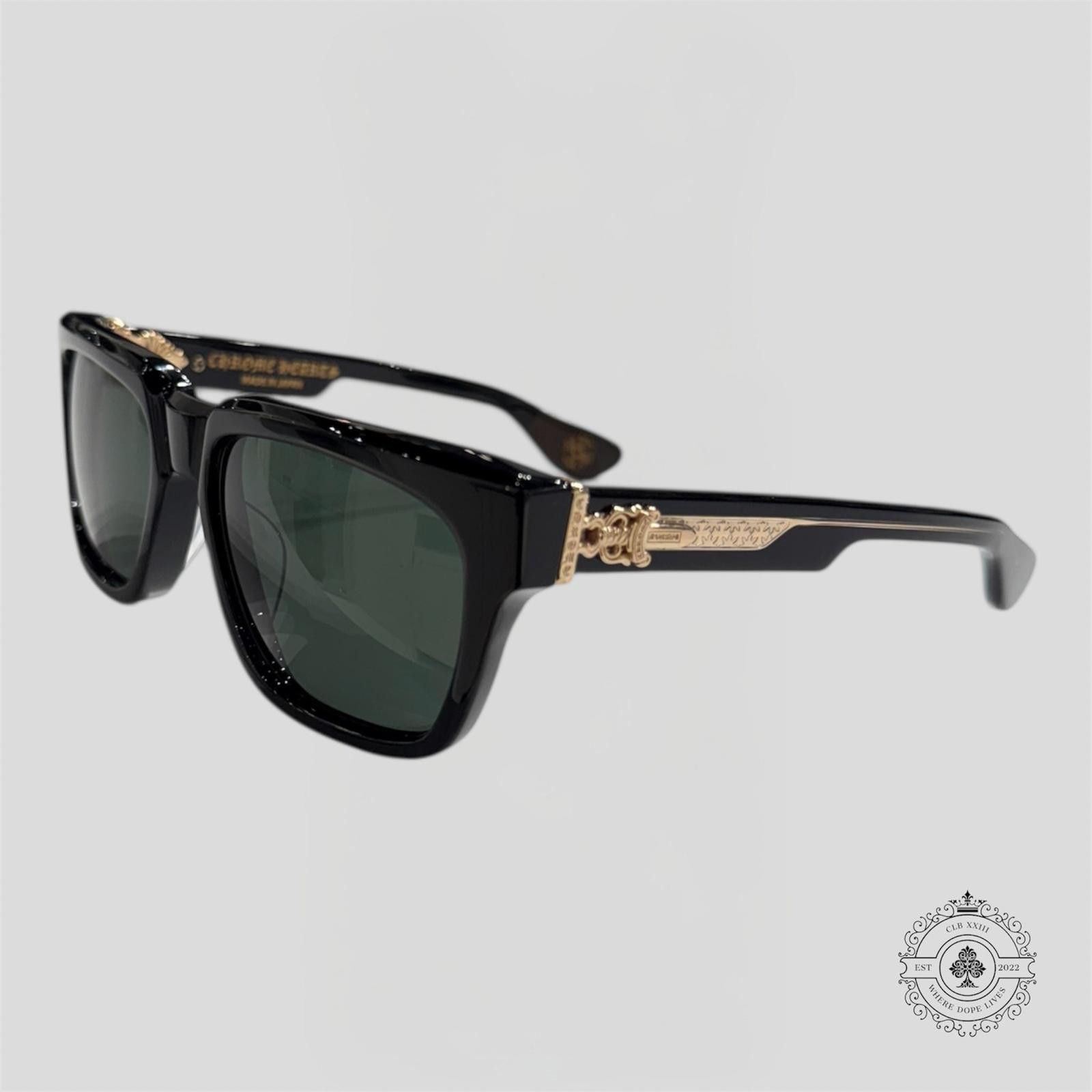Chrome Hearts SITONIT sunglasses in black and gold Chrome Hearts “ Sitonit “ Sunglasses Made In Japan black  main image 4