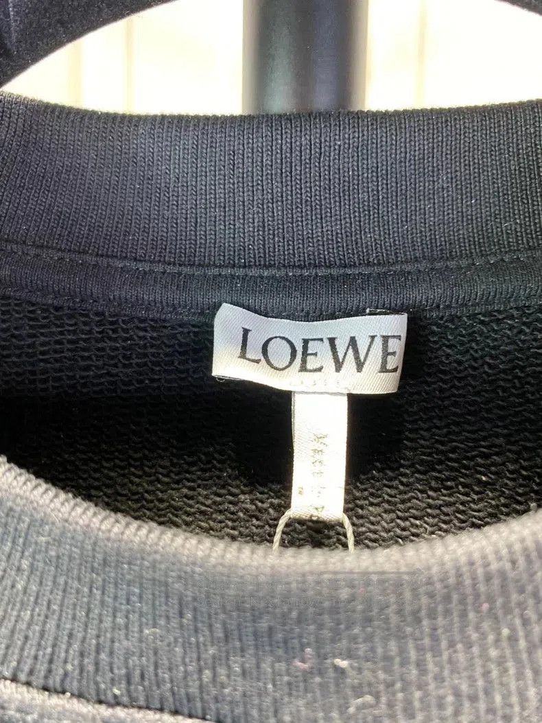 Loewe Loewe Black Embroidered Logo Sweatshirt M. Size US M / EU 48-50 / 2 - 3 Thumbnail