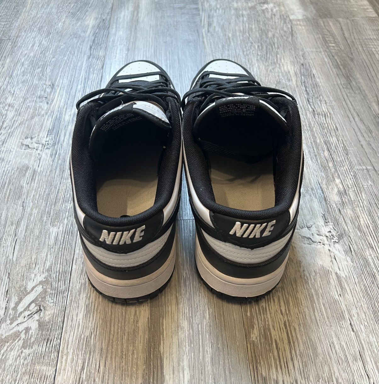 Nike Nike Dunk Low “Black/White” (panda) Size US 11 / EU 44 - 2 Thumbnail