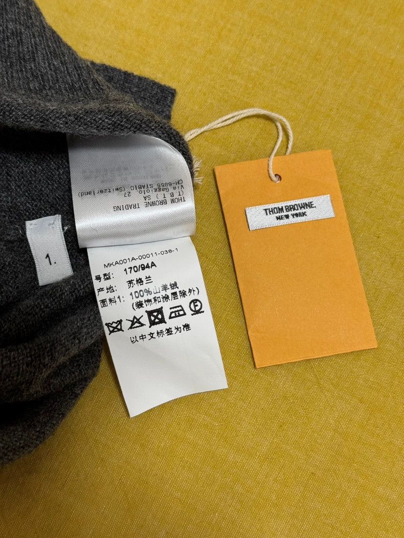 Thom Browne Thom browne Four-bar cashmere pullover sweater 2503-Nextarr Size US S / EU 44-46 / 1 - 5 Thumbnail