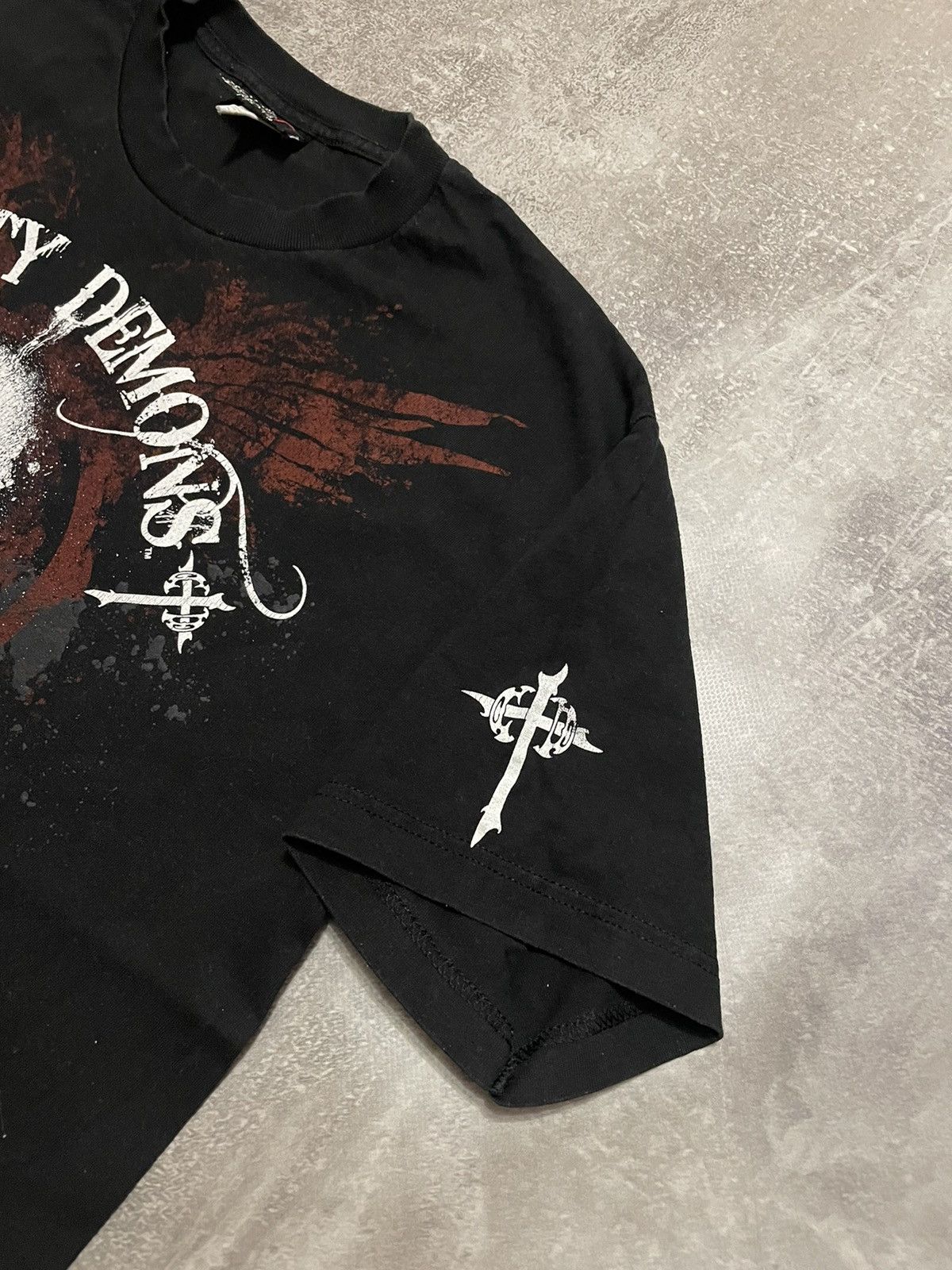 Band Tees × Vintage Vintage Crusty Demons 2008 Skull T-Shirt 💀 Size US L / EU 52-54 / 3 - 2 Thumbnail