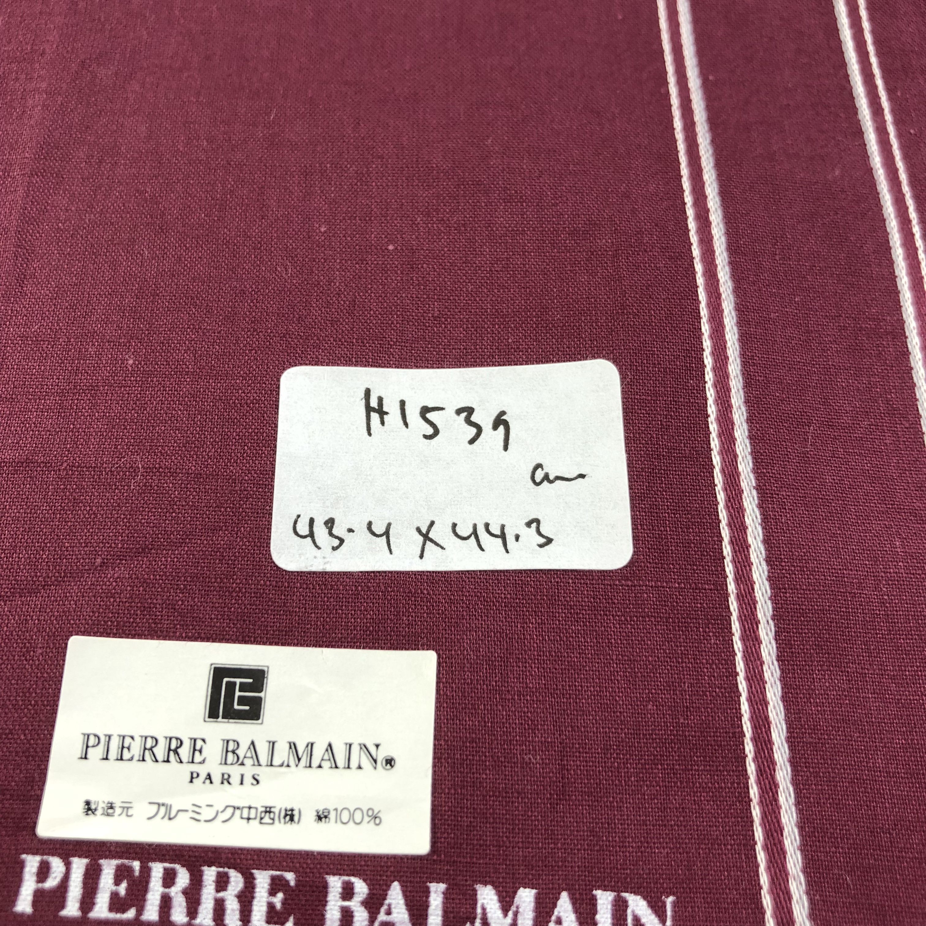Pierre Balmain × Vintage Pierre Balmain Handkerchief Neckerchief Bandana H1539 Size ONE SIZE - 5 Thumbnail