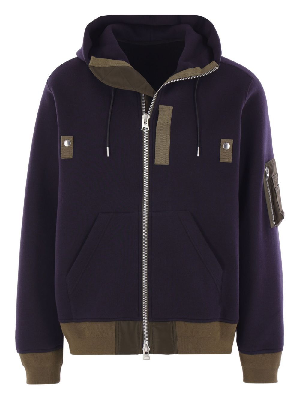Sacai COTTON HOODIE Size US XL / EU 56 / 4 - 1 Thumbnail