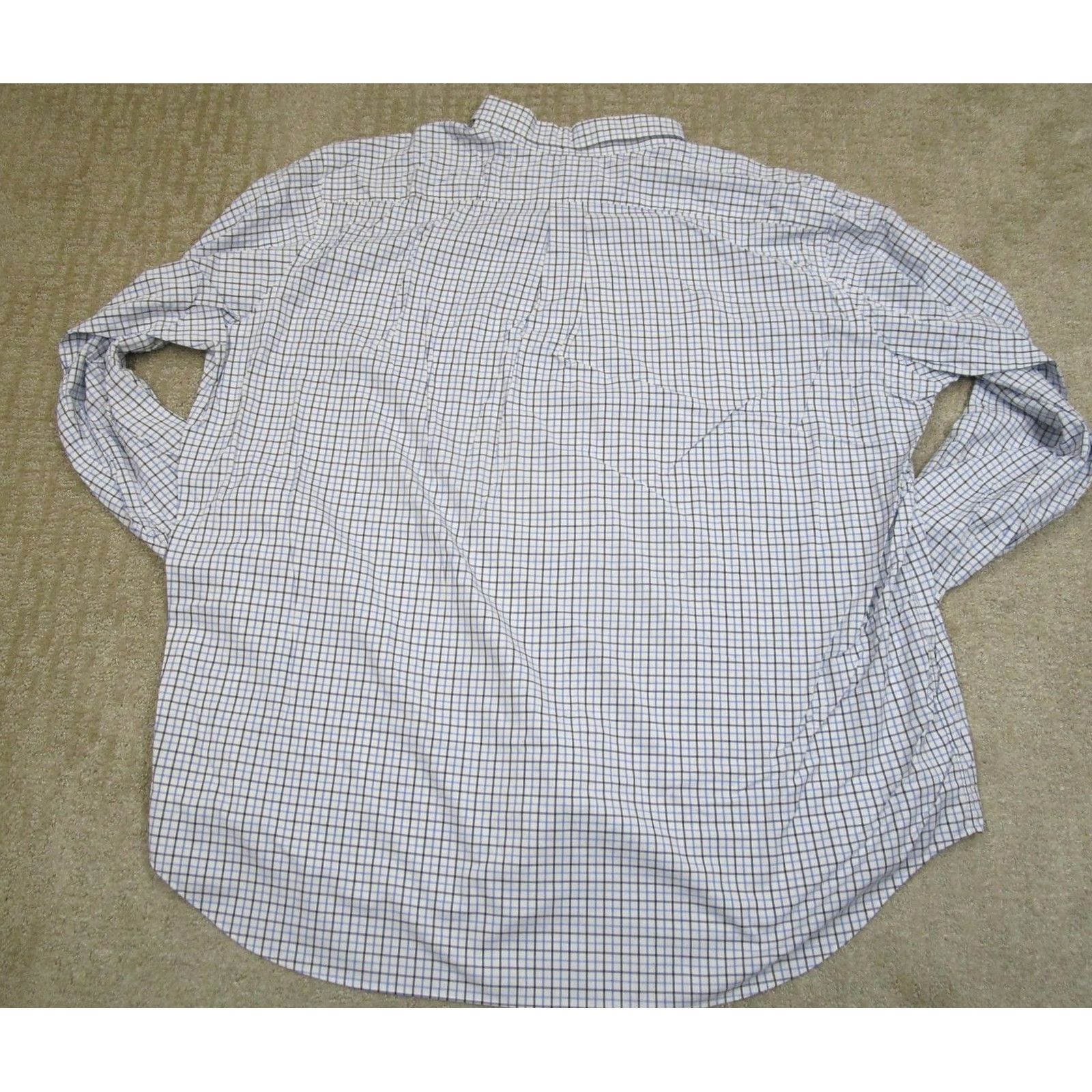 Ralph Lauren Ralph Lauren Shirt Mens 3XB Blue Check Performance Long Sleeve Button-Down Shirt Men Big 3X Blue Check Size US XXL / EU 58 / 5 - 3 Thumbnail