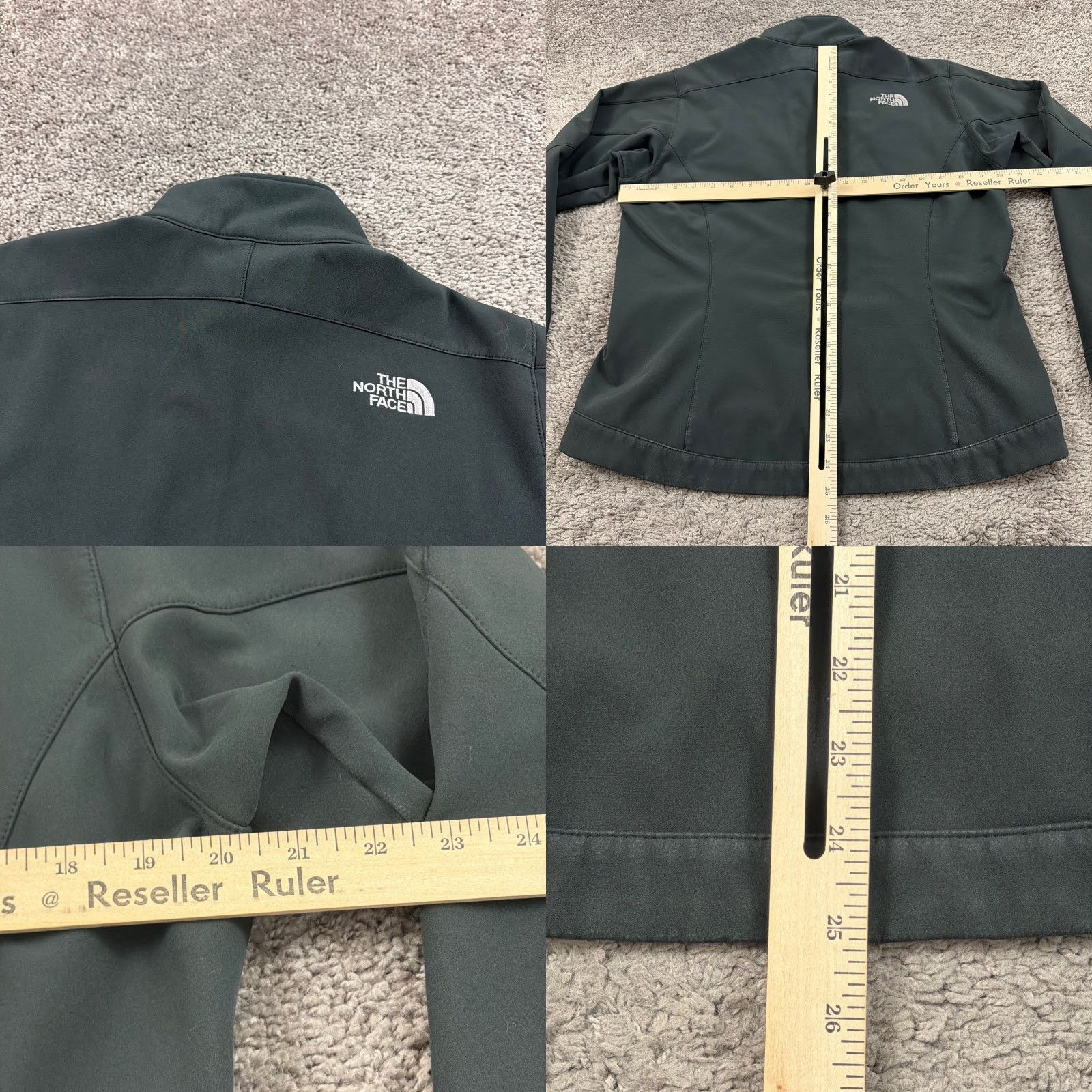 The North Face VINTAGE The North Face Jacket Womens M Black Apex Full Zip Lightweight Lined Stretch Size M / US 6-8 / IT 42-44 - 8 Thumbnail