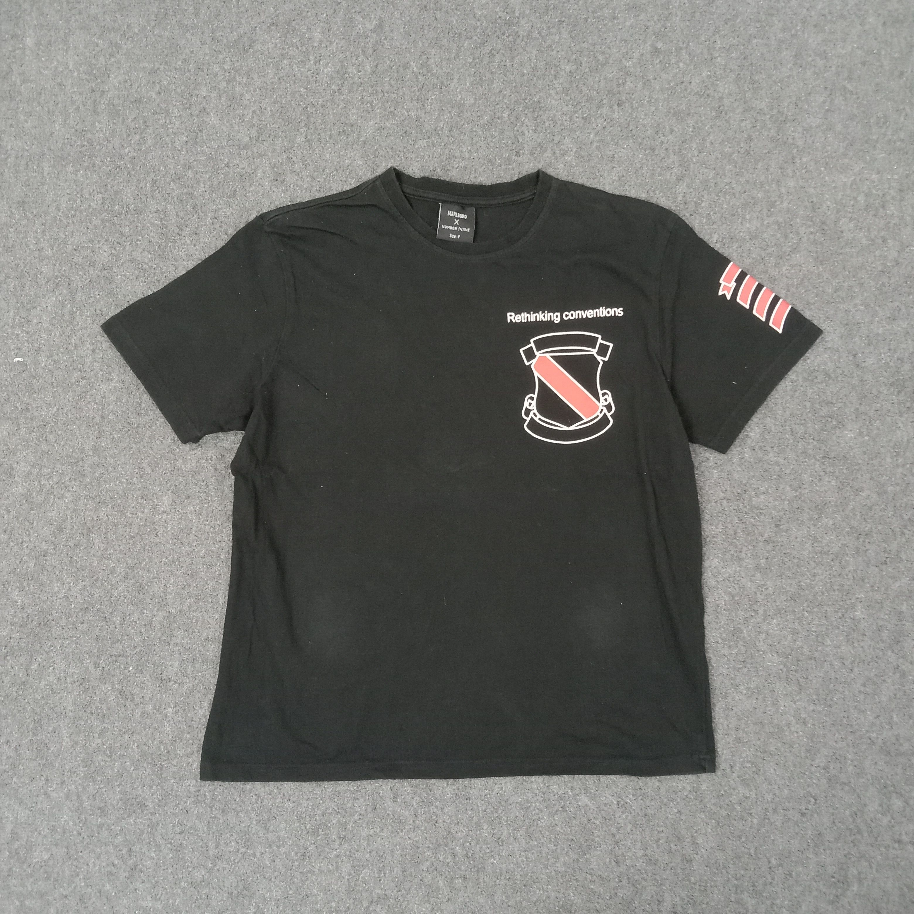 Number (N)ine Number (N)ine X Marlboro Japanese Brand Tshirt C249N55 Size US M / EU 48-50 / 2 - 1 Thumbnail