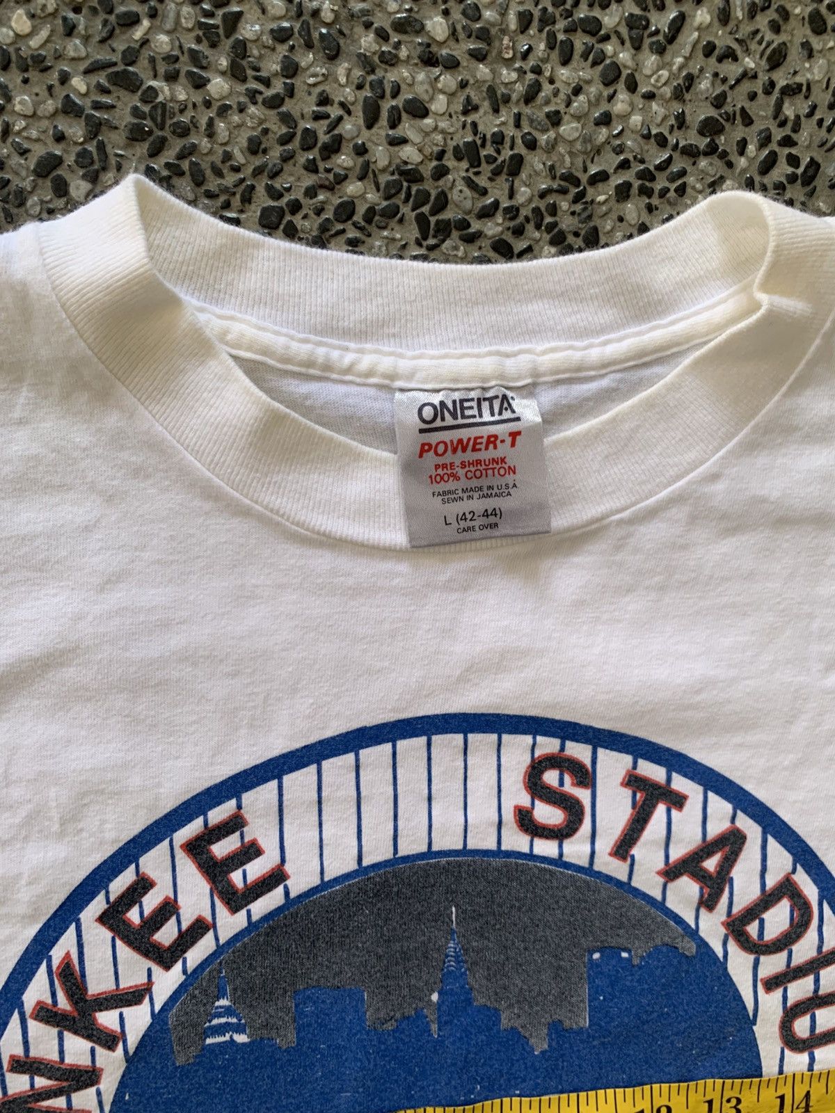 New York Yankees Vintage New York Yankees Stadium MLB Team T shirt Size US L / EU 52-54 / 3 - 8 Thumbnail