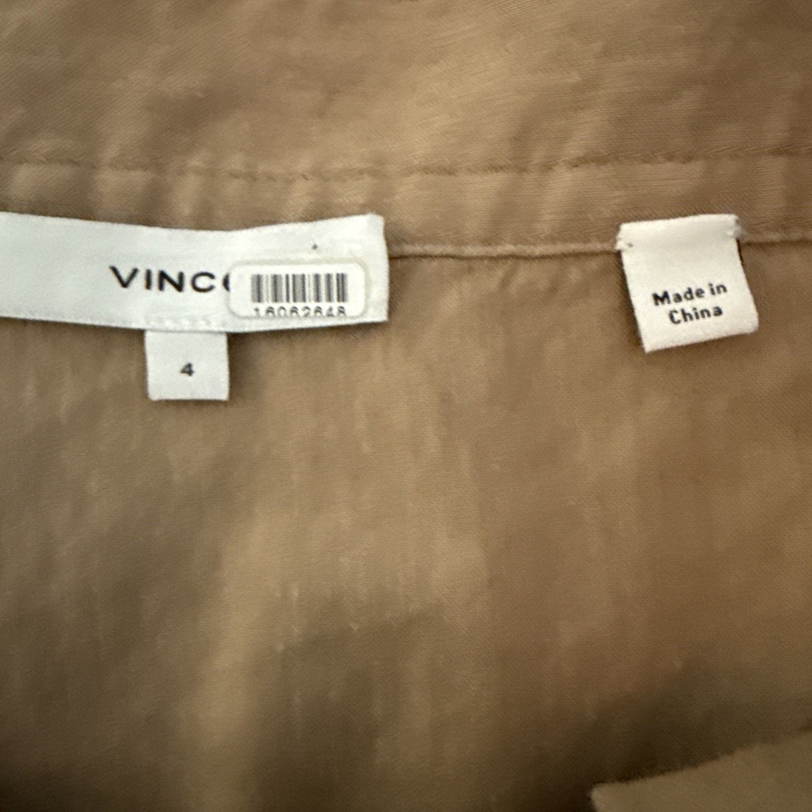 Vince Vince Buckle Khaki linen-blend wrap Midi skirt buckle Size 27" / US 4 / IT 40 - 4 Thumbnail