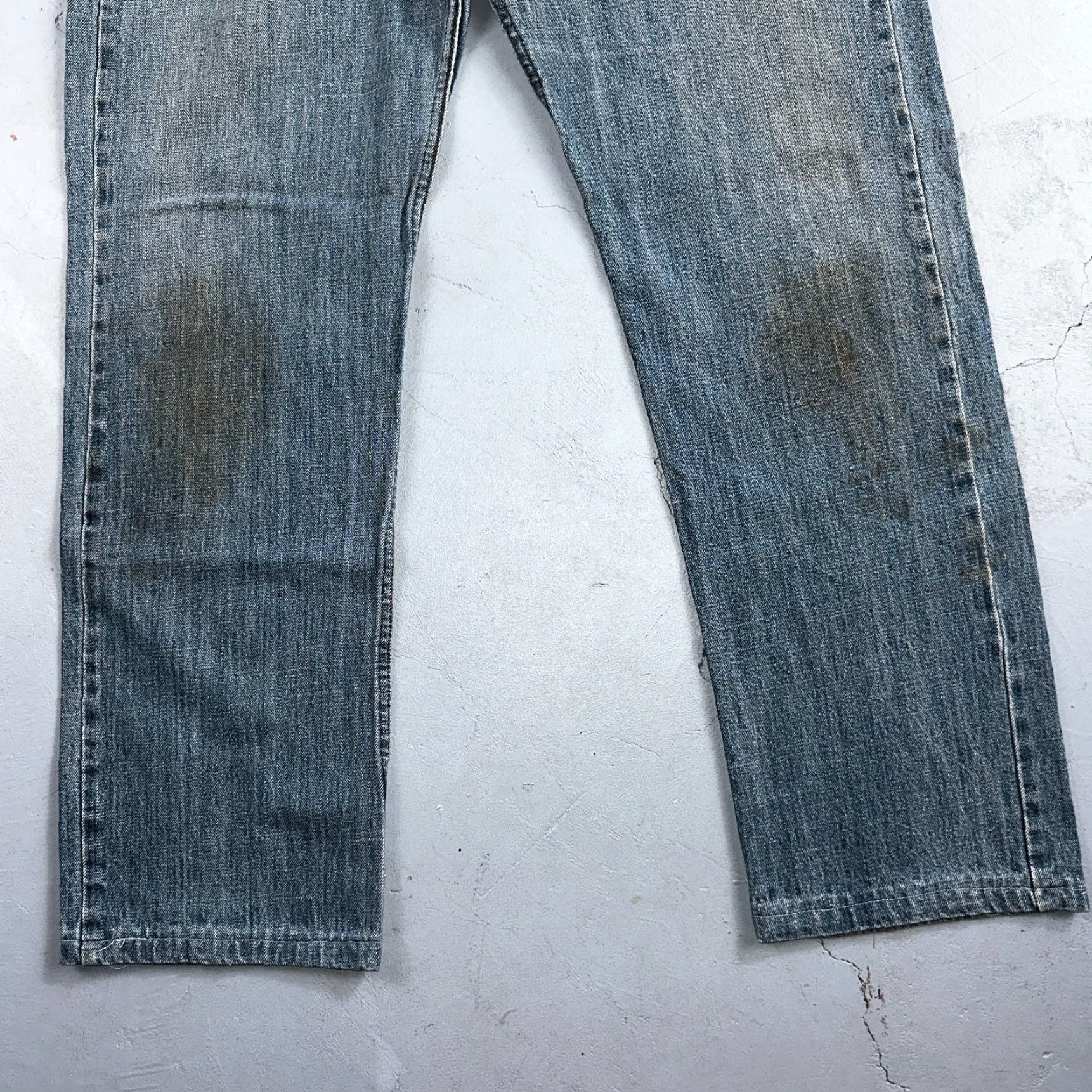 Levi's Levi's 501 Jeans Vintage 90s Straight Men Blue Denim 38x29 Regular Mid Rise Button Closure MENS Size US 38 / EU 54 - 3 Thumbnail