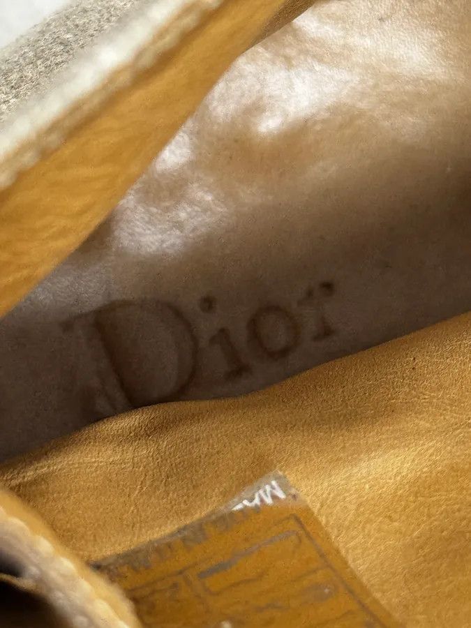 Dior 2000s Dior Beige Suede Leather Boots Size US 10 / EU 43 - 5 Thumbnail