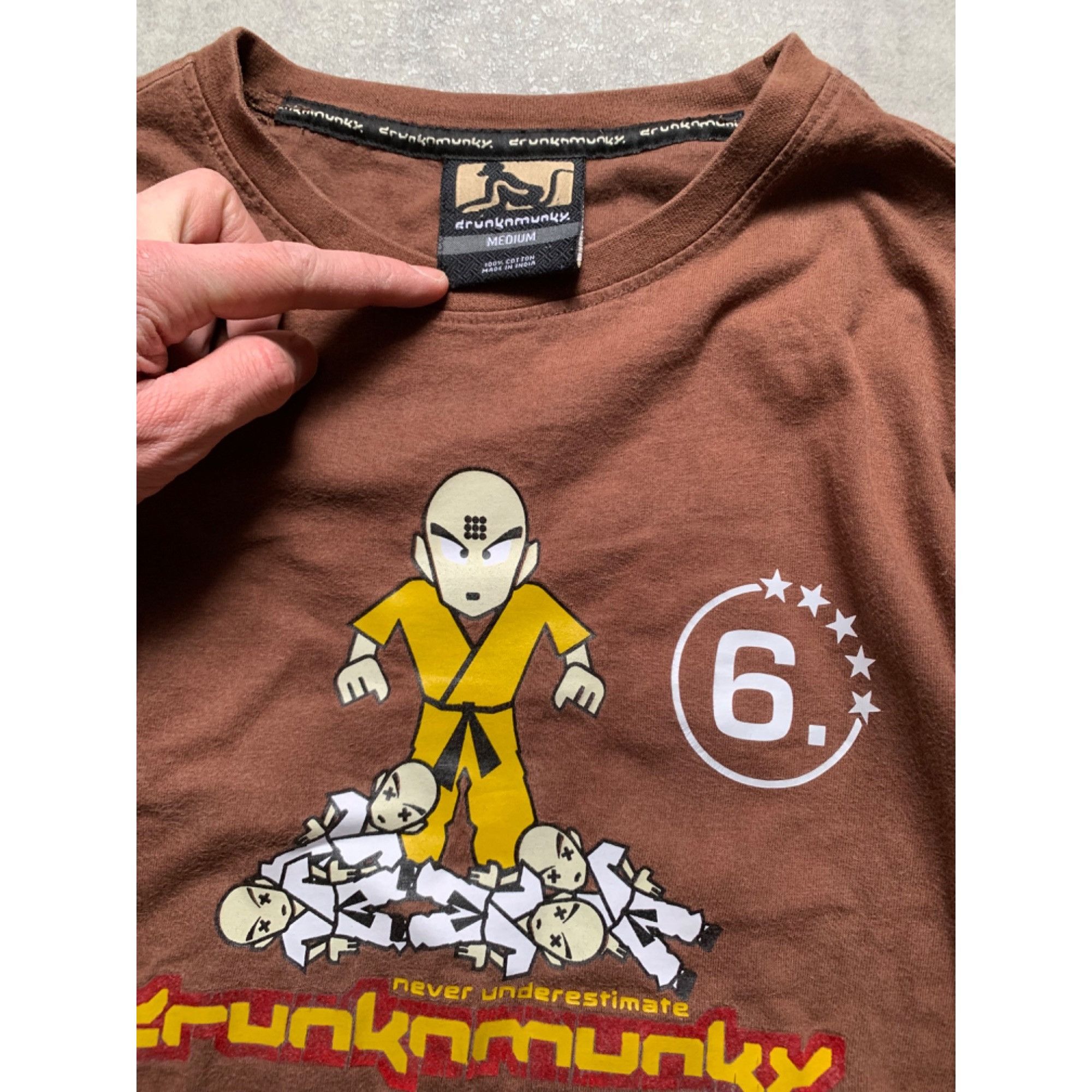 DrunknMunky × Vintage lot 2x - Vintage DrunkMunky Long Sleeve T-shirts 90s, y2k Size US M / EU 48-50 / 2 - 5 Thumbnail