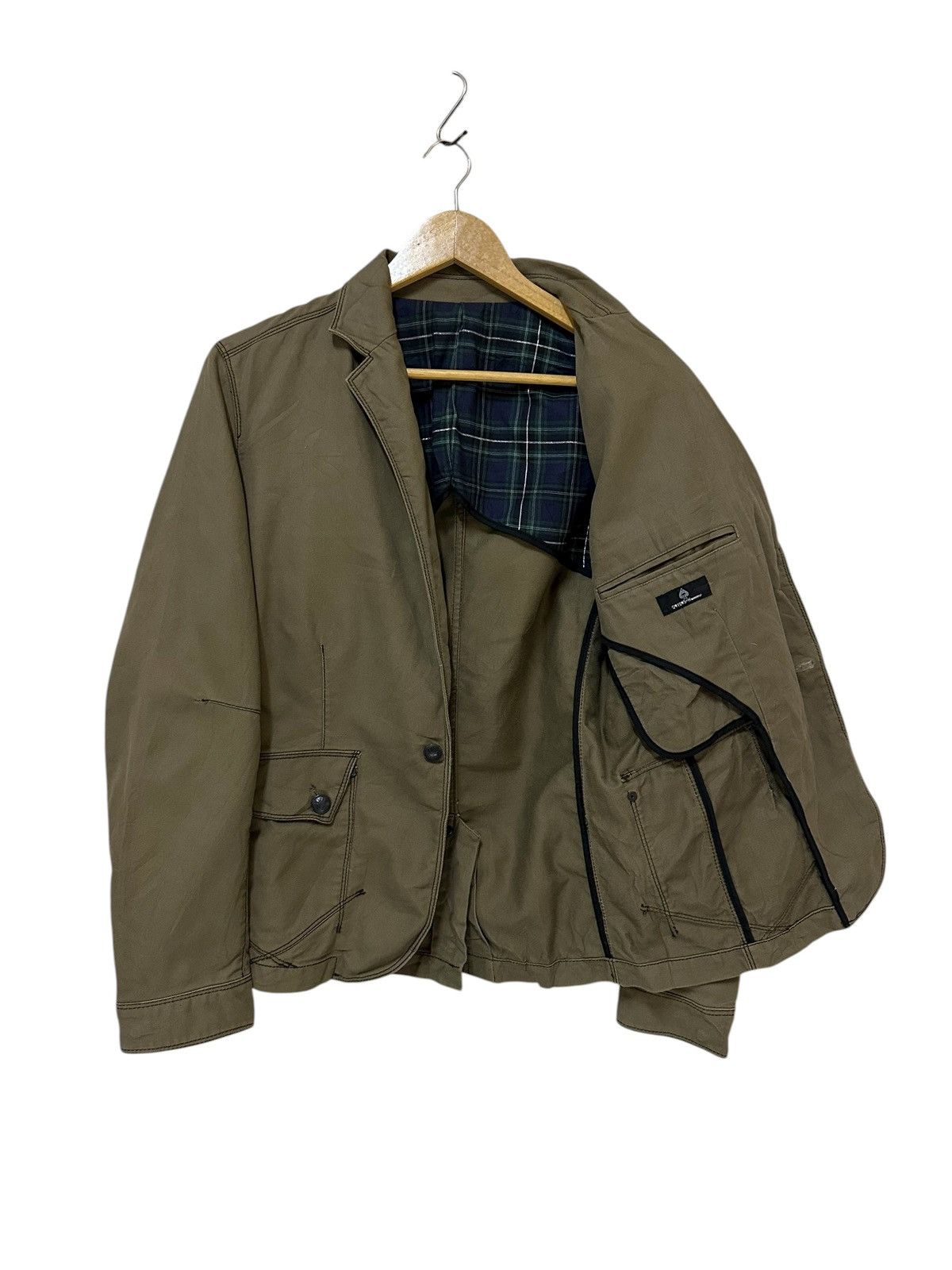 291295=Homme 291295=HOMME Japanese Designer Cotton Utility Blazer Size US M / EU 48-50 / 2 - 4 Thumbnail