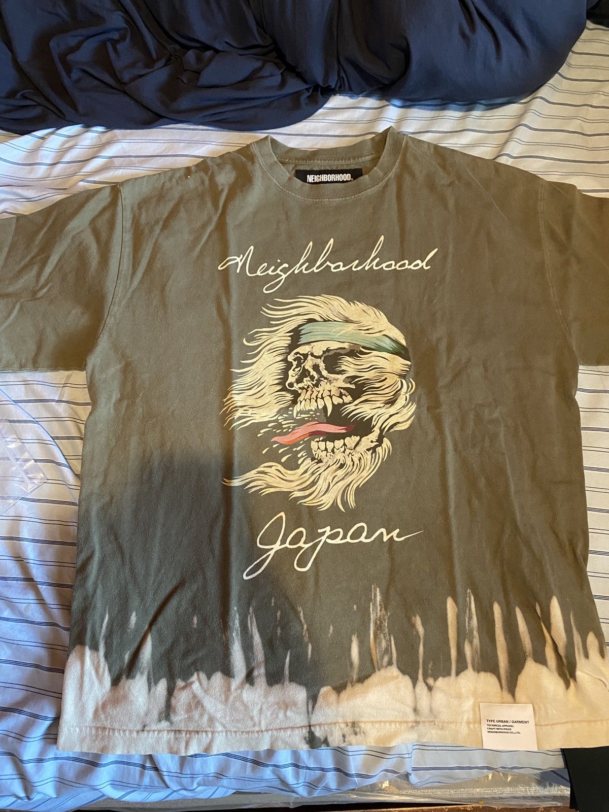 Neighborhood SAVAGE CREWNECK SS OLIVE DRAB - M | Grailed