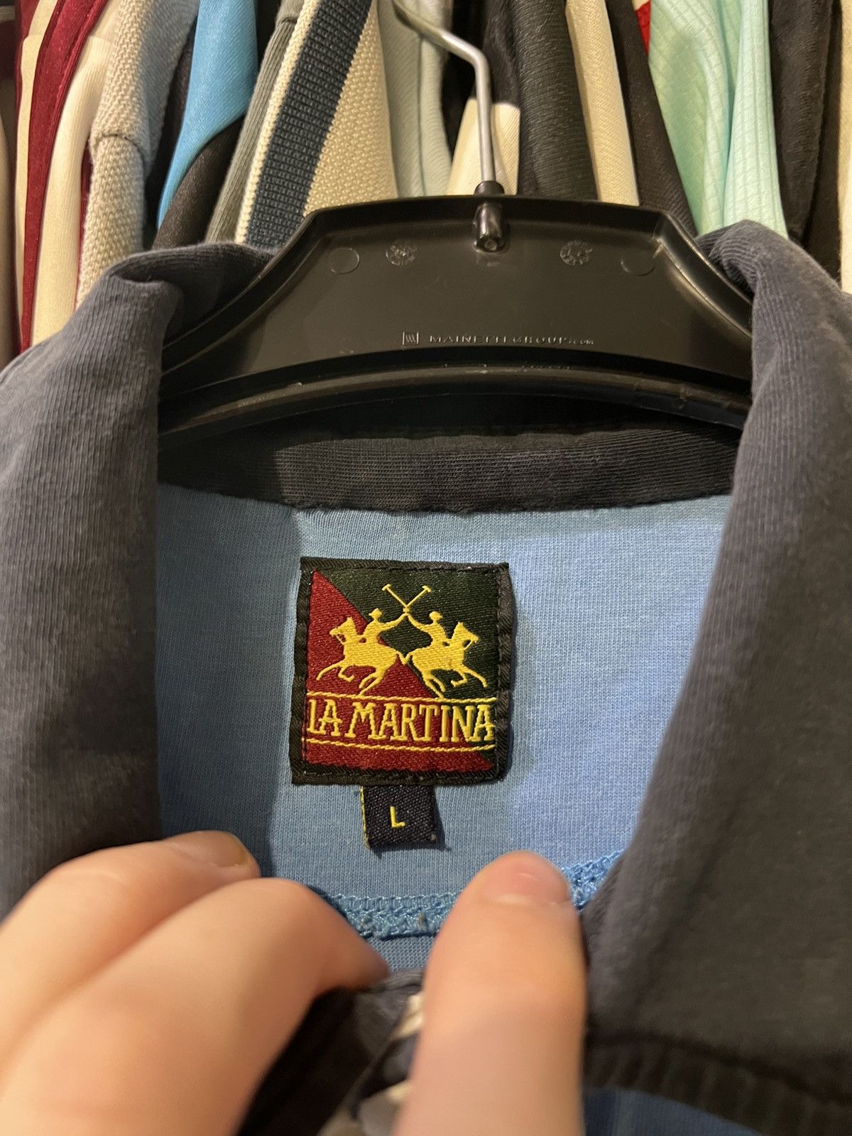 La Martina VINTAGE LA MARTINA SWITZERLAND BIG LOGO 3 CHIEF KIEF STYLE Size US L / EU 52-54 / 3 - 6 Thumbnail