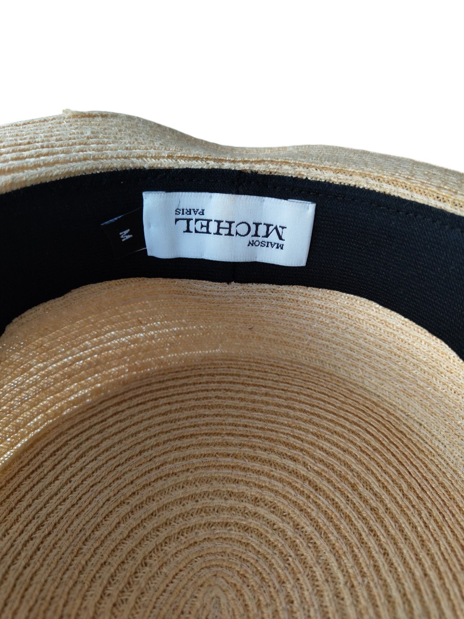 Maison Michel Straw Canotier Hat Size ONE SIZE - 7 Thumbnail