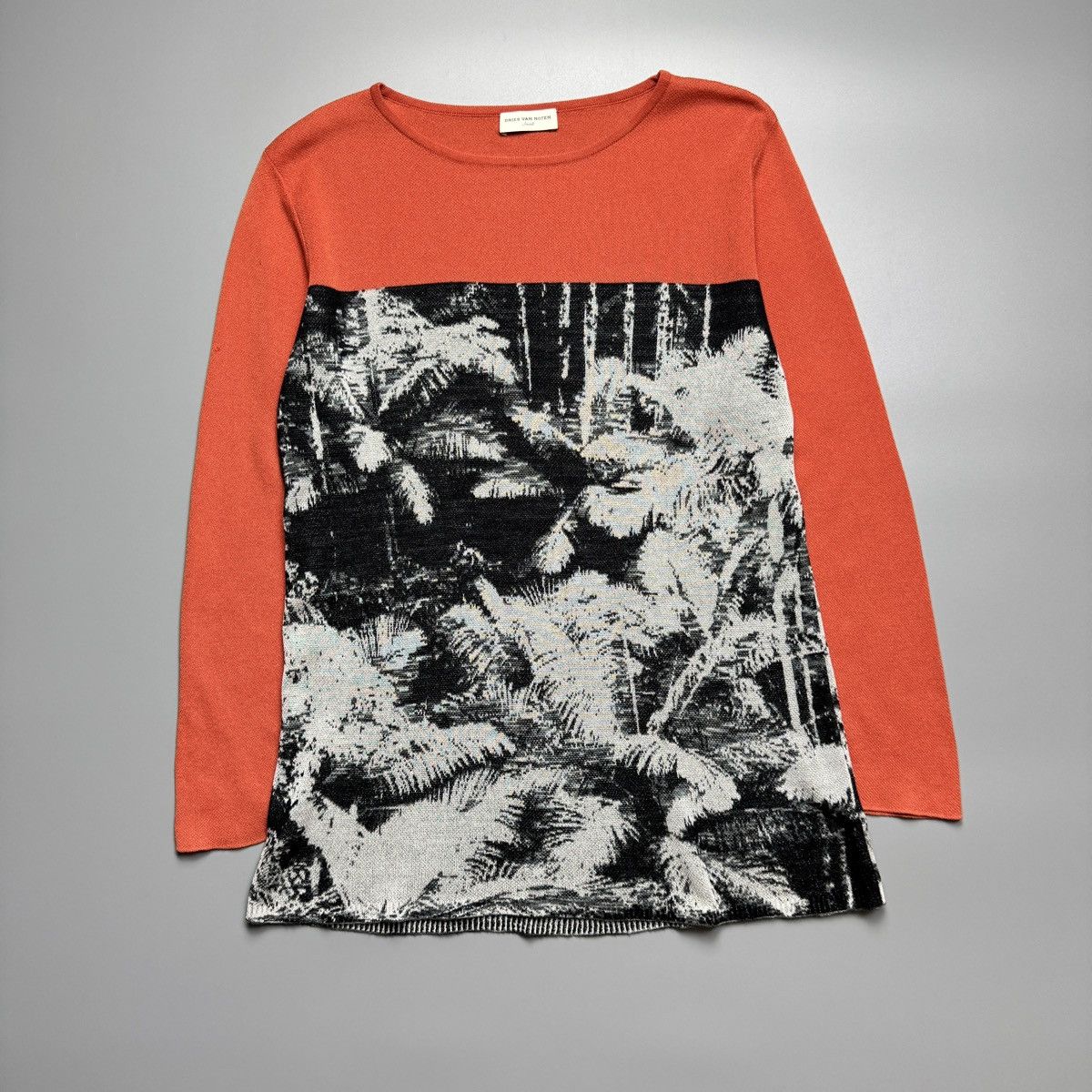 Dries Van Noten Dries Van Noten - Fall 2017 Palm Trees - Sweatshirt Size S / US 4 / IT 40 - 3 Thumbnail