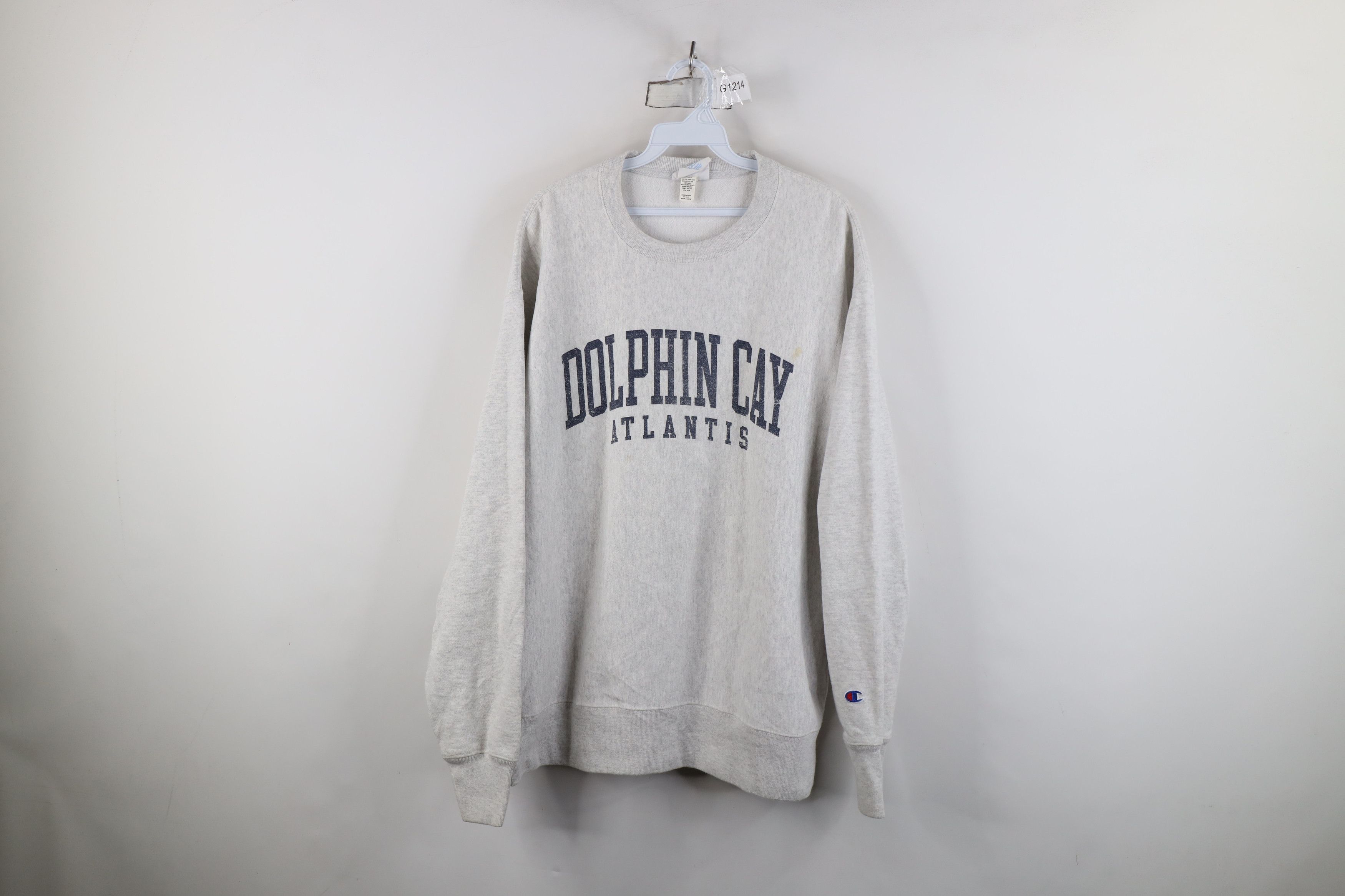 Champion Champion Reverse Weave Dolphin Cay Atlantis Sweatshirt Gray Size US XL / EU 56 / 4 - 1 Thumbnail