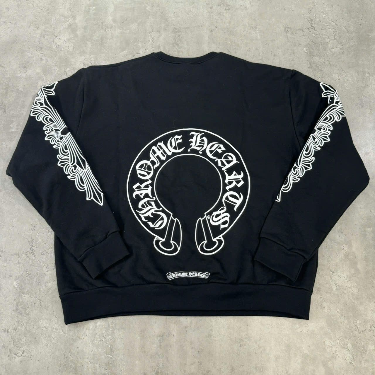 Chrome Hearts Chrome Hearts sweater black horeshoe Size US XL / EU 56 / 4 - 3 Thumbnail