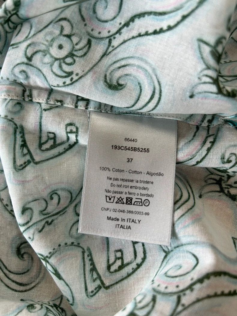 Dior Dior Size37 Co-branded cotton yarn green pony print short-s Size US XXS / EU 40 - 6 Thumbnail