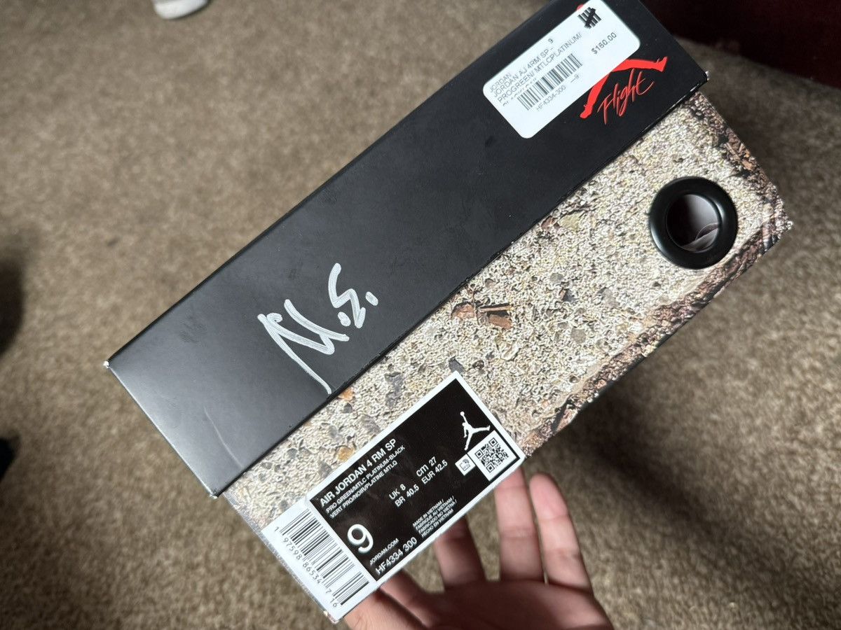 Jordan Brand × Nike Nigel Sylvester Jordan 4 RM ‘Driveway Green’ *Signed Box* Size US 9 / EU 42 - 8 Thumbnail