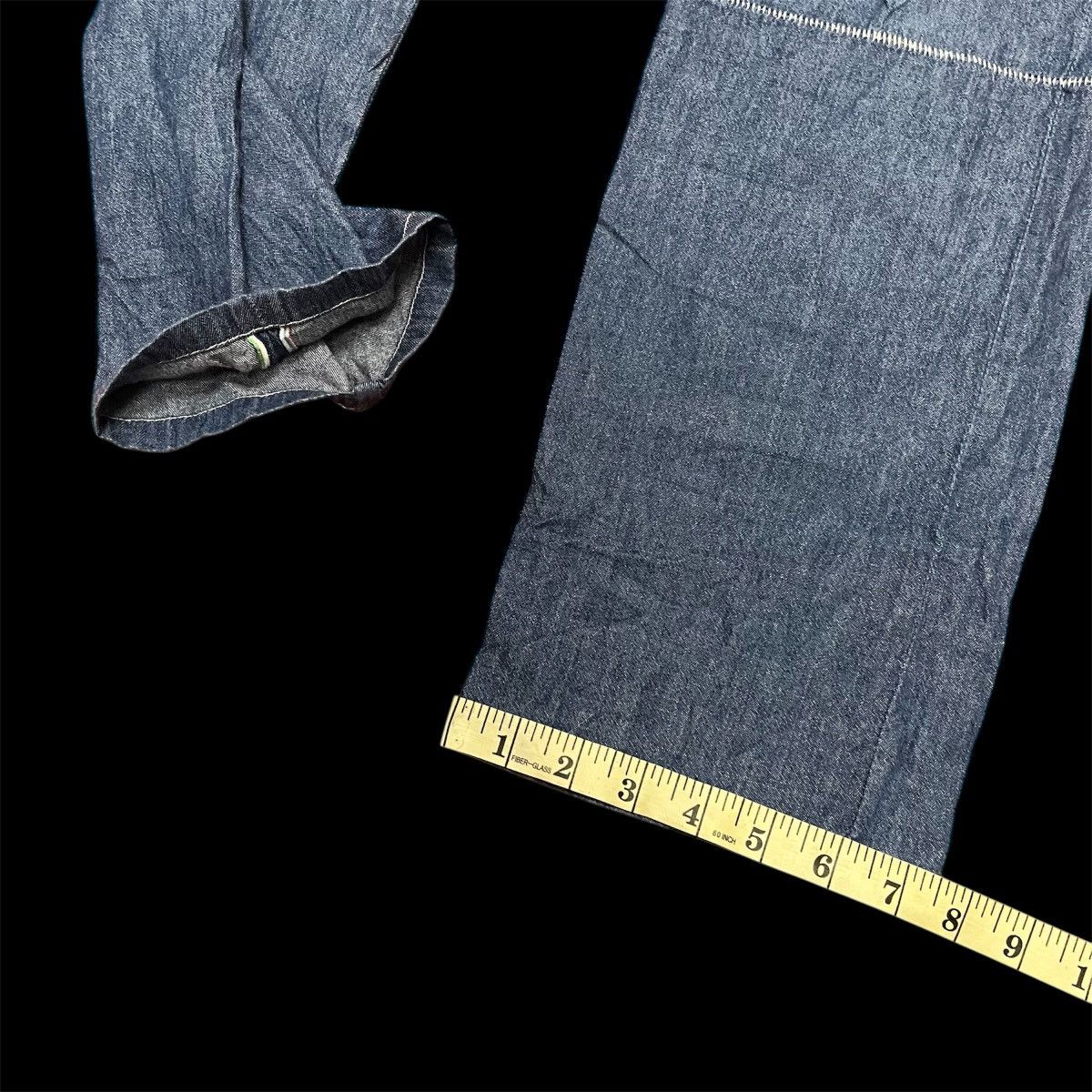 Japanese Brand NE-NET DENIM WIDE-LEG PANTS x ISSEY MIYAKE x SELVAGE Size US 29 - 10 Thumbnail