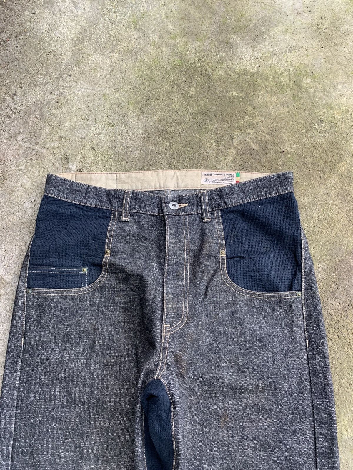 Japanese Brand Scanner fundamental product denim pants Size US 34 / EU 50 - 2 Thumbnail