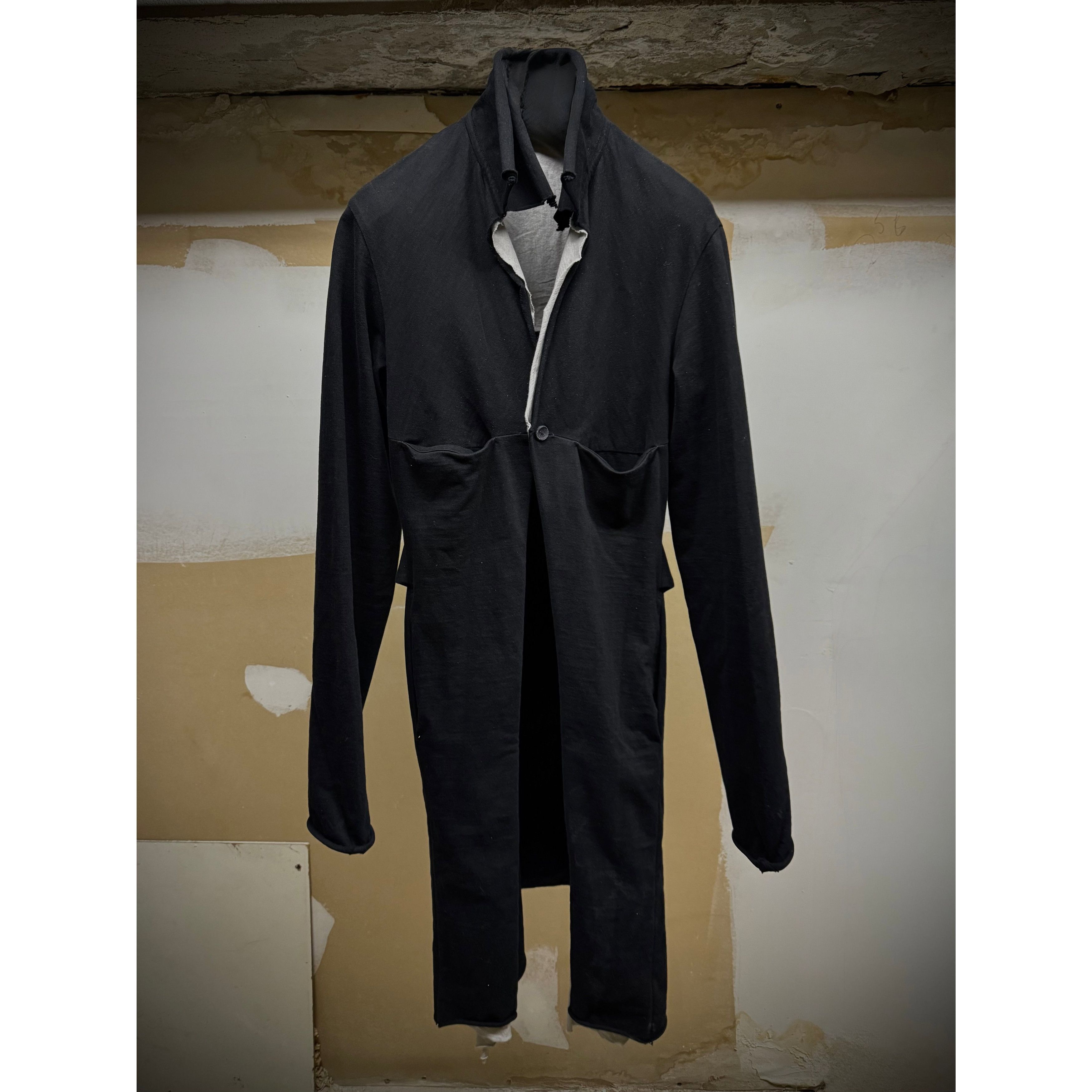 Ma+ m.a+ by Maurizio Amadei 2010s Cotton Jersey Double Coat Size US S / EU 44-46 / 1 - 1 Thumbnail