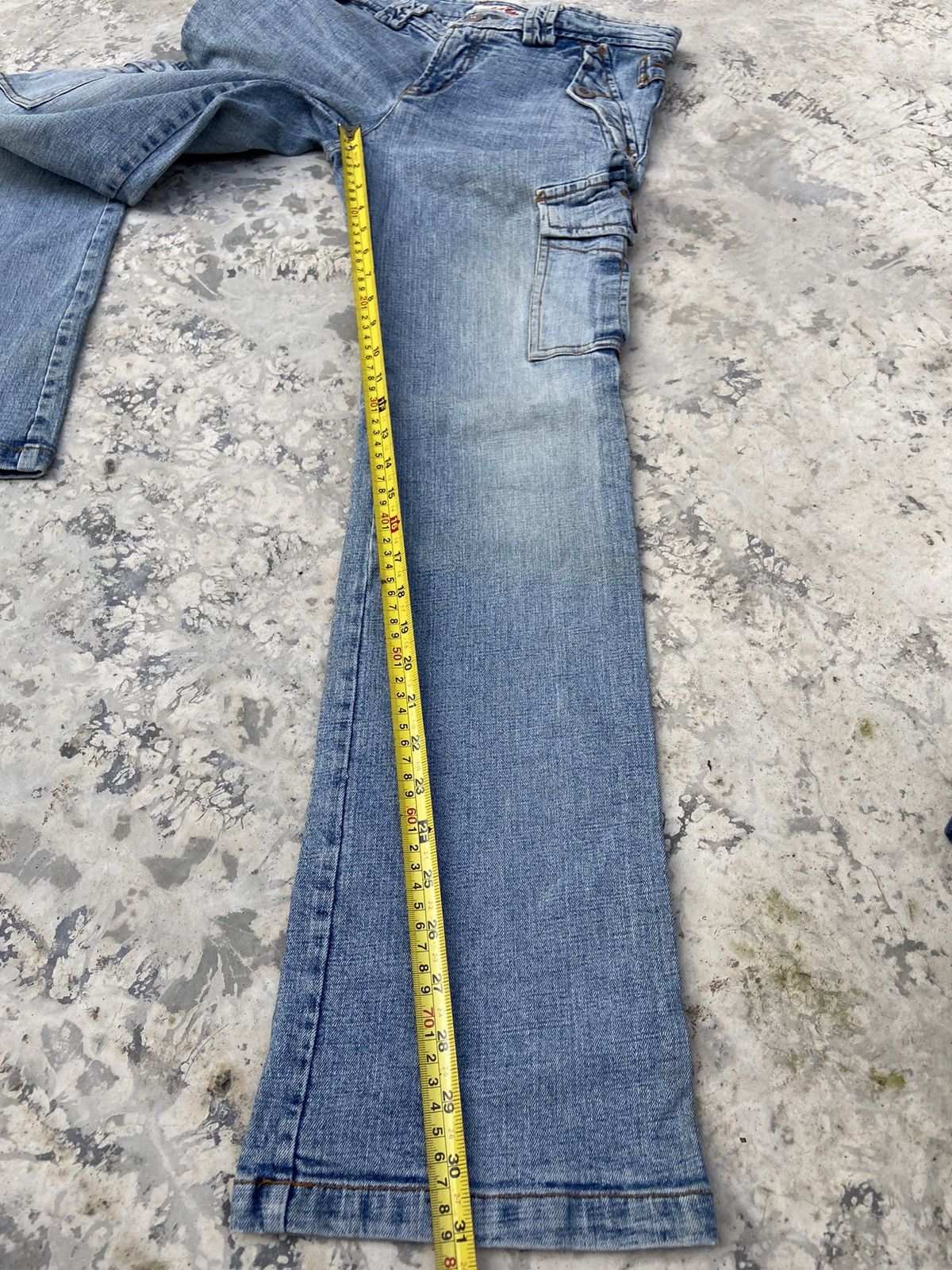 Beauty Beast × Japanese Brand × Le Grande Bleu (L.G.B.) Raur edge denim pants cargo Size 27" / US 4 / IT 40 - 14 Thumbnail