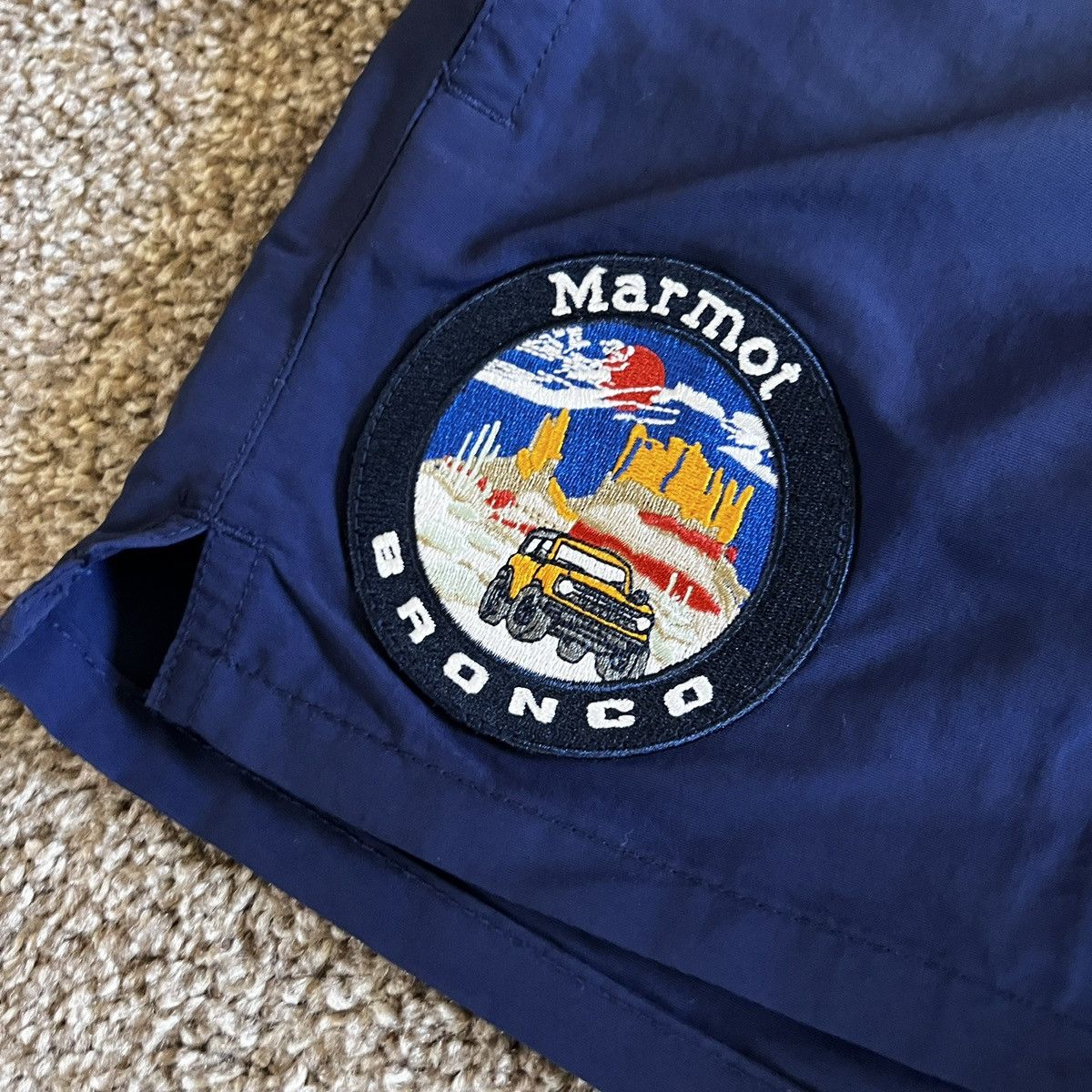 Marmot Marmot X Bronco Women's Juniper Navy Performance Shorts Size 34" / US 12 / IT 48 - 2 Thumbnail