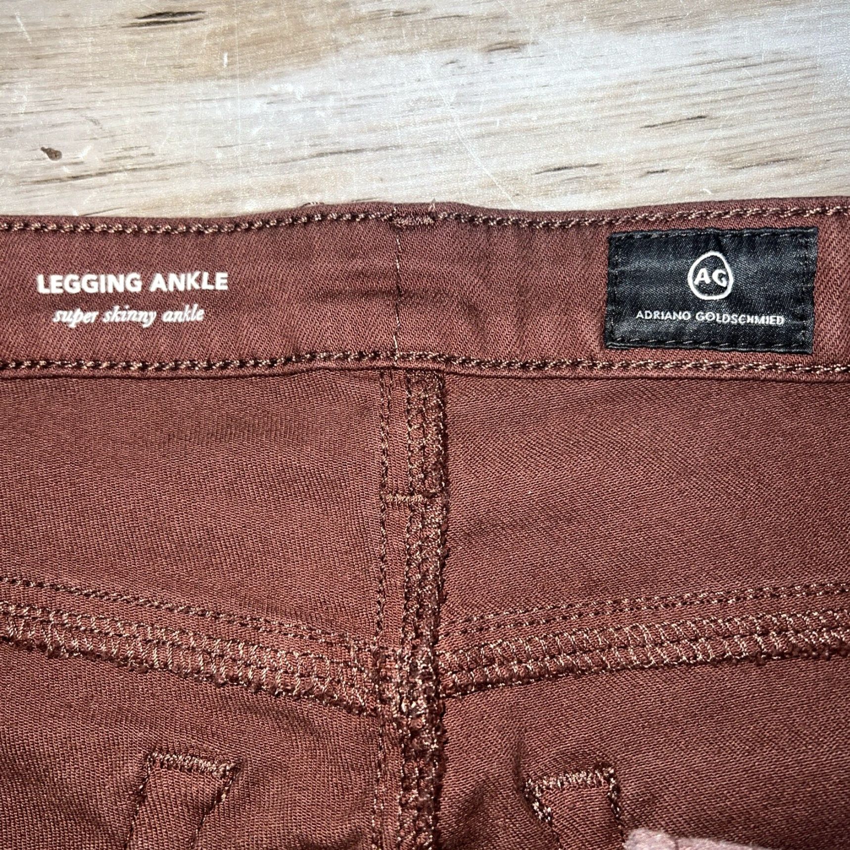 Vintage VINTAGE Adriano Goldschmied Brown Legging Ankle Super Skinny Jeans Womens 28Rx29 Size 28" / US 6 / IT 42 - 5 Thumbnail