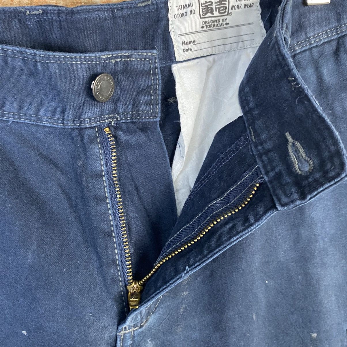 Japanese Brand DL Tora Dark Blue Cargo Multipocket Pants #C970 Size US 28 / EU 44 - 14 Thumbnail