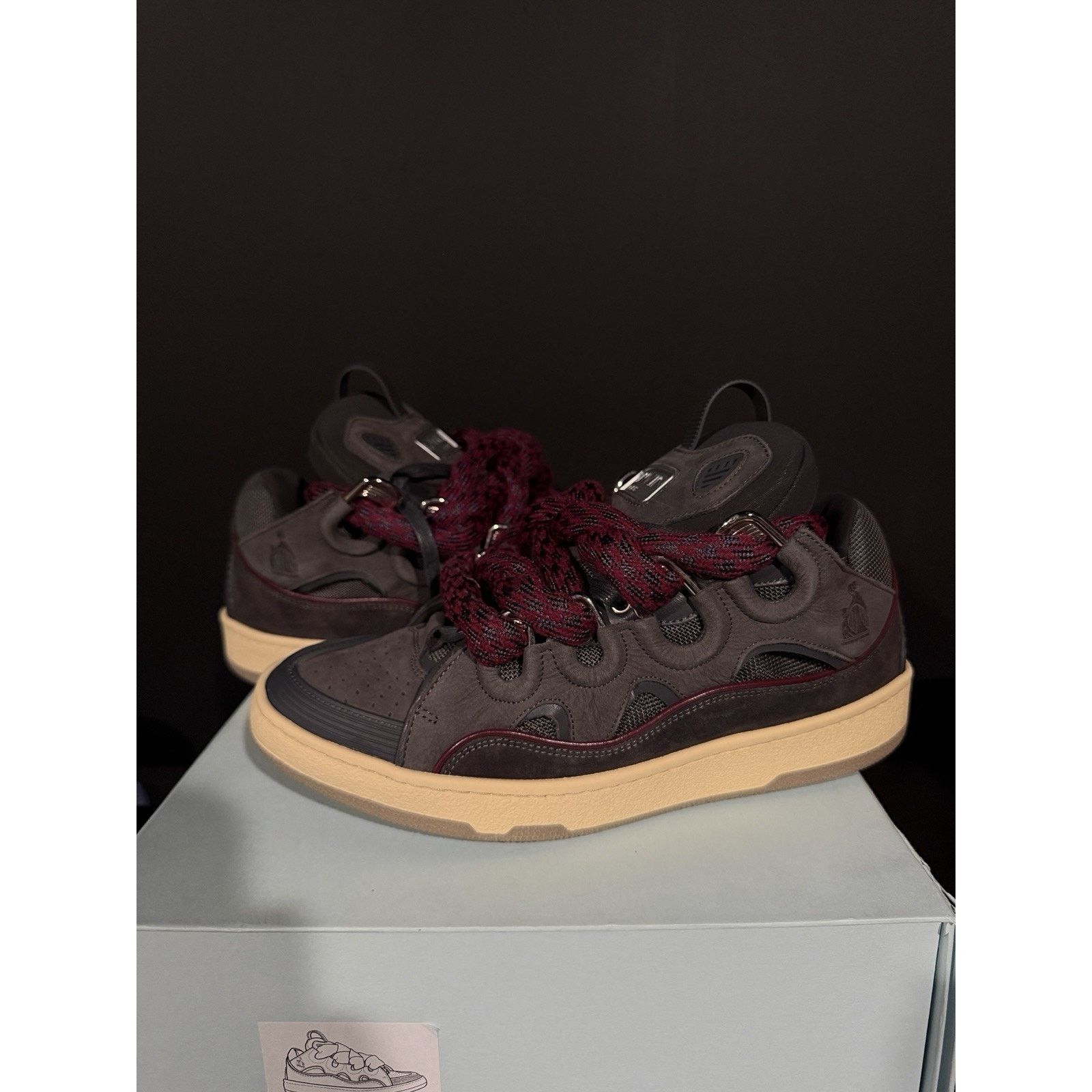 Lanvin BRAND NEW Lanvin Curb Multicolor Men Sneakers Size 43/10 US Size US 10 / EU 43 - 1 Thumbnail