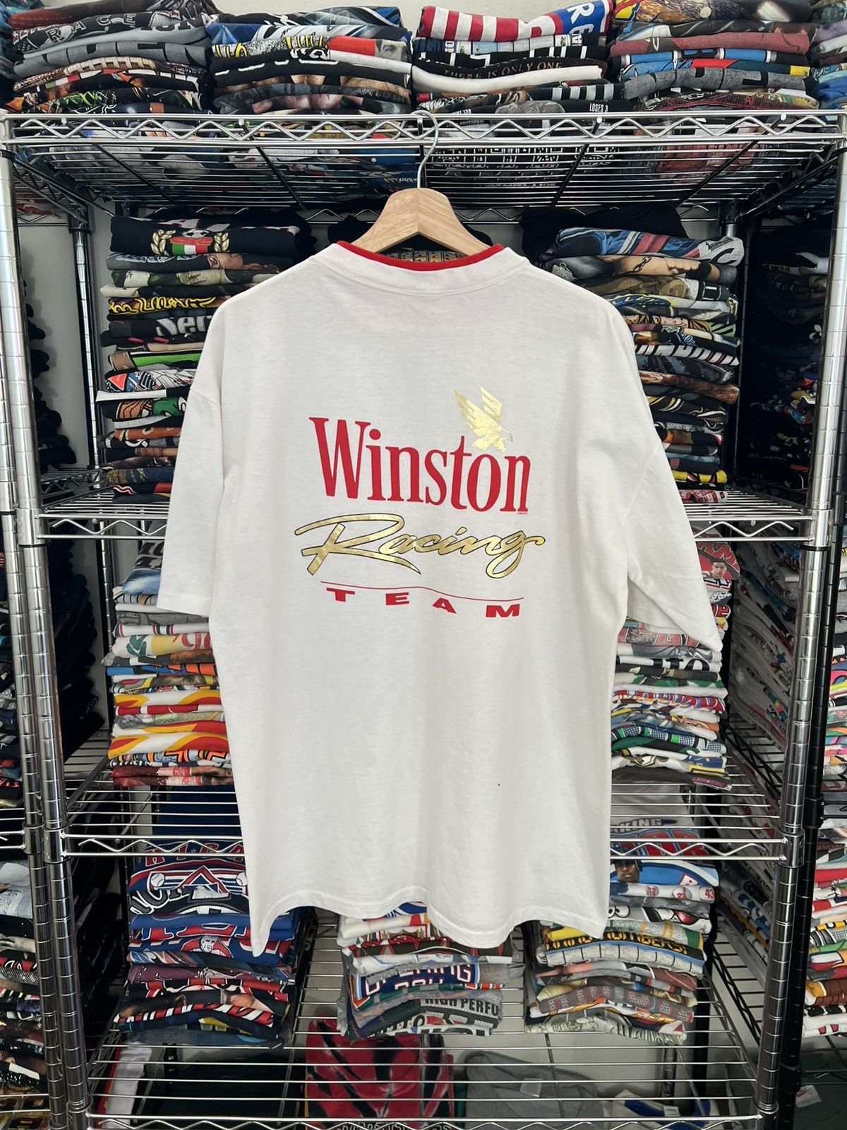 NASCAR 1992 Winston Racing Team Pocket Tee Size US XL / EU 56 / 4 - 1 Thumbnail