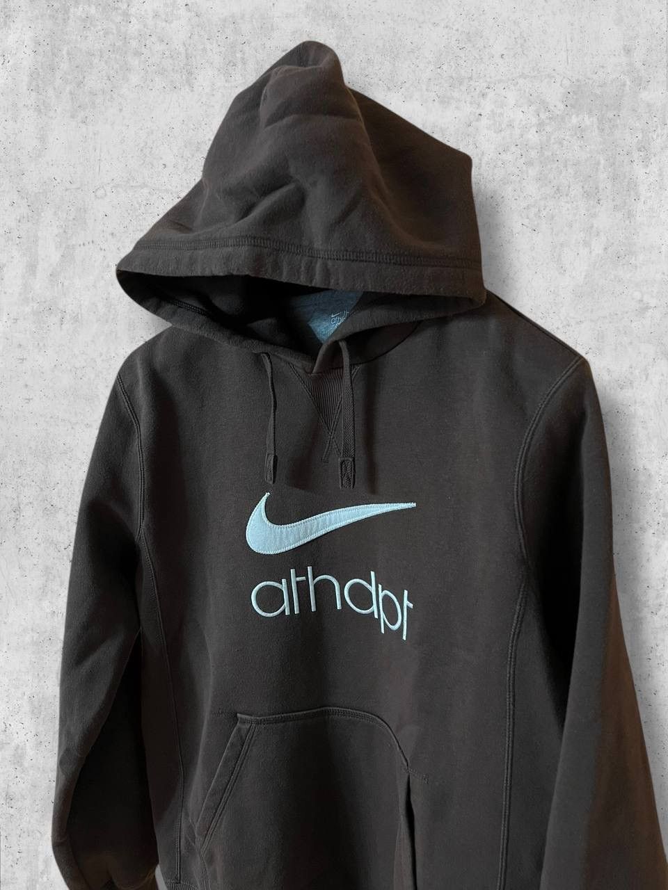 Vintage Nike ATHDPT Vintage Military Embroidered Swoosh logo hoodie Size US M / EU 48-50 / 2 - 2 Thumbnail