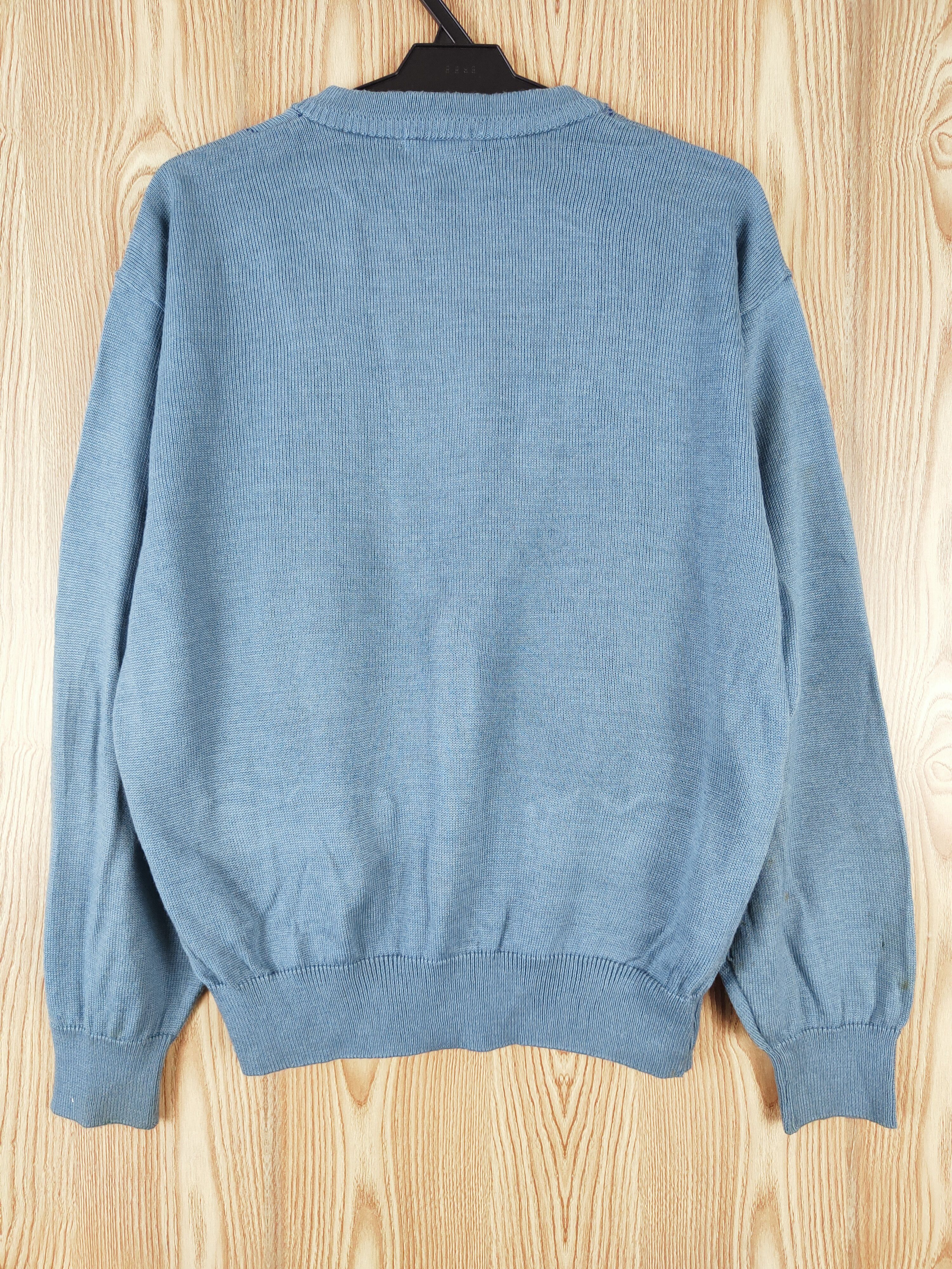 Homespun Knitwear × Japanese Brand Adonica Blue Knitwear Cardigan #W300 Size US L / EU 52-54 / 3 - 10 Thumbnail