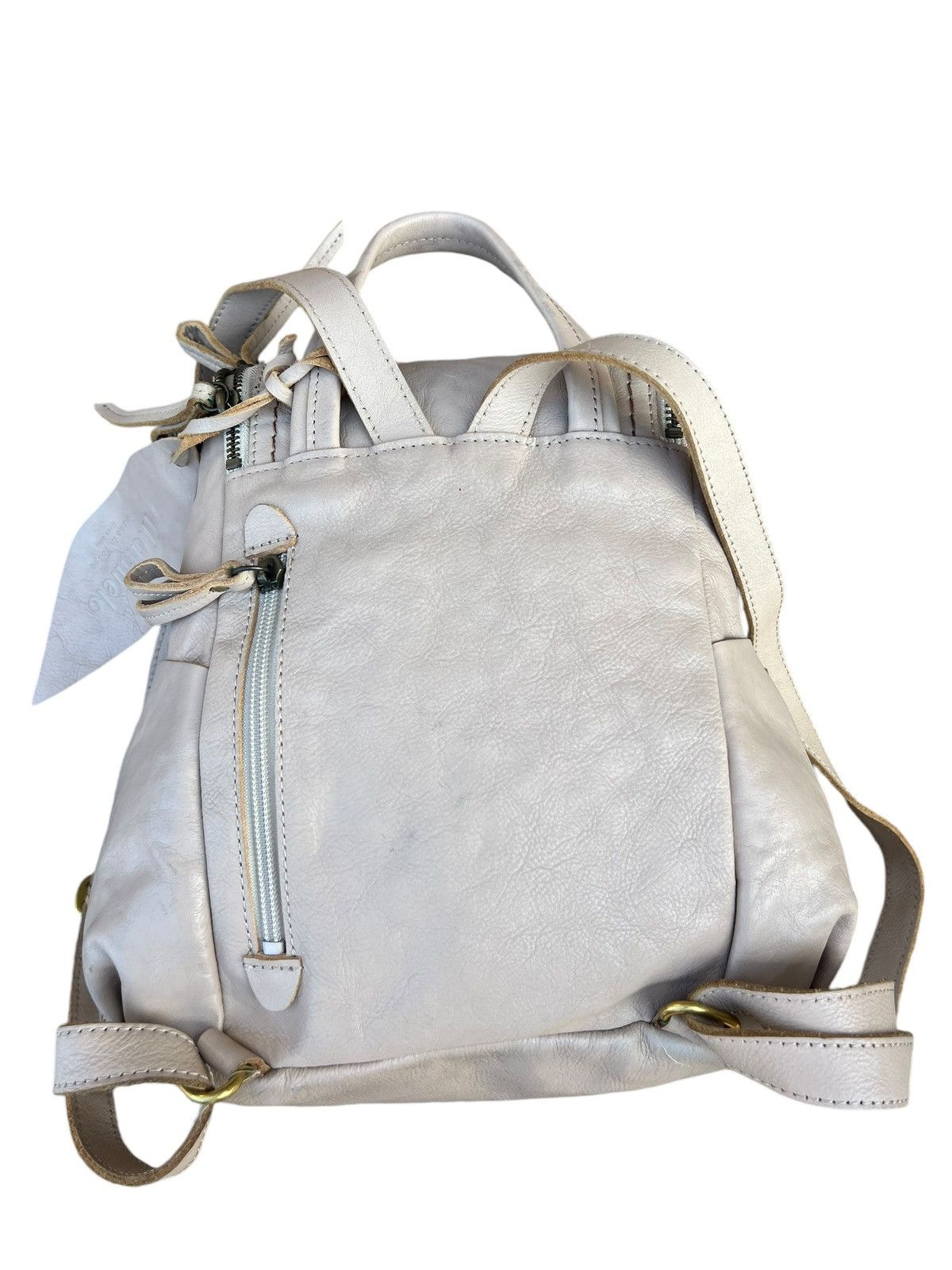 Leather Vintage Marmelo Japan Patina Leather Backpack Bag Size ONE SIZE - 10 Thumbnail