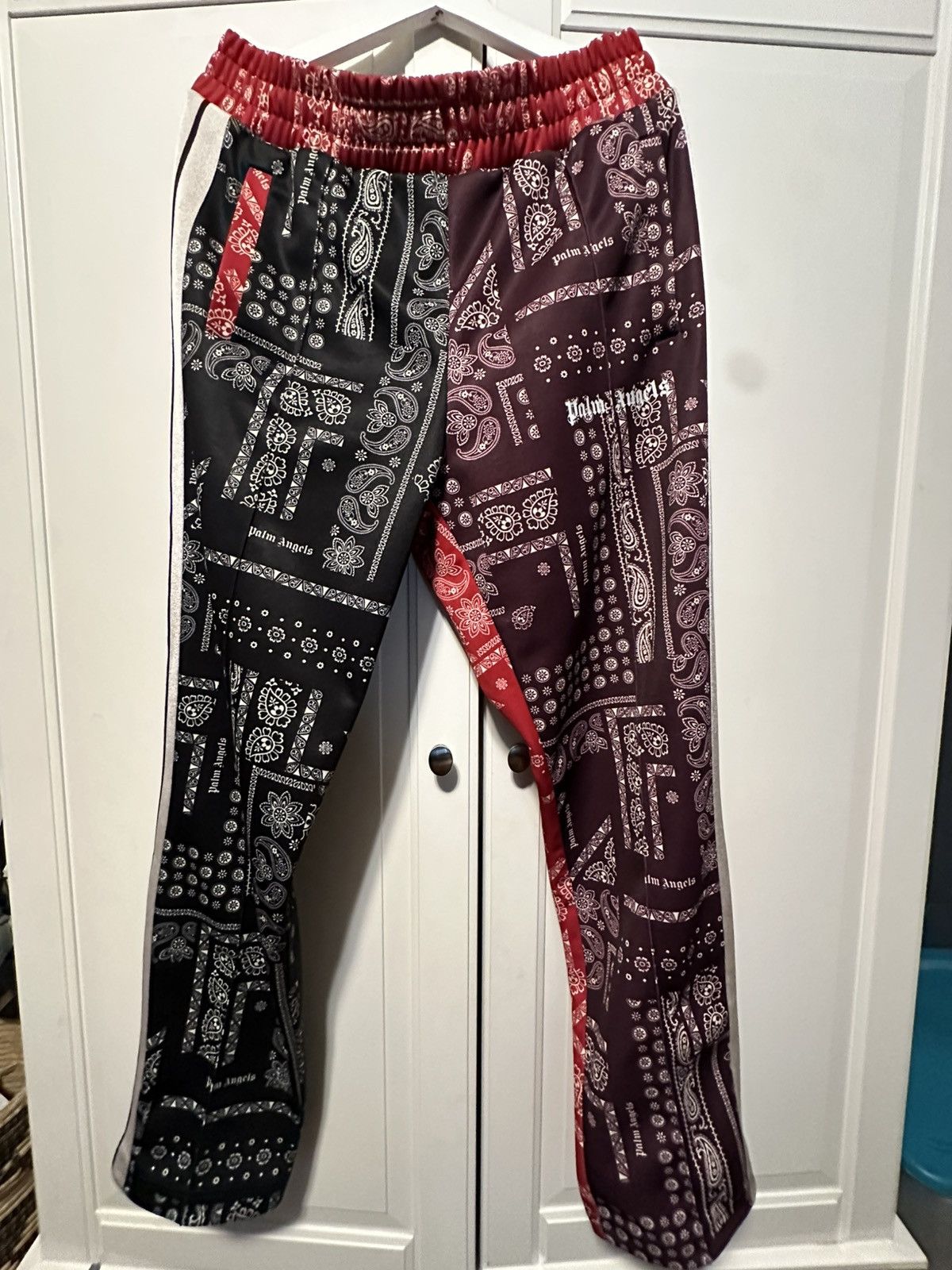 Palm Angels Palm Angels Bandanna Track Pants Size US 33 - 1 Thumbnail