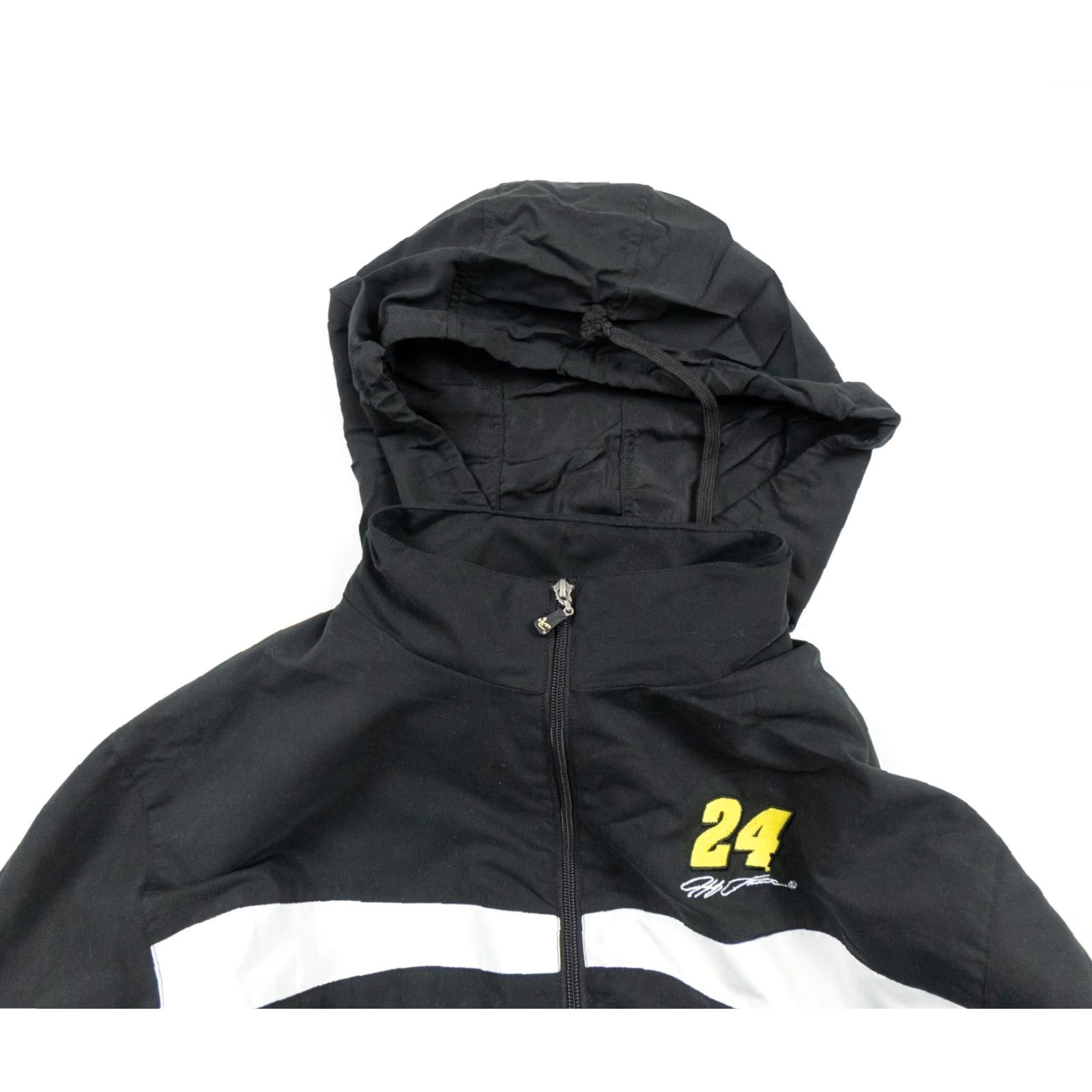 Chase Authentics VINTAGE Chase Authentics NASCAR Windbreaker Jacket Mens Medium Black Hooded Zip All Seasons Car Logo Mens Size US M / EU 48-50 / 2 - 3 Thumbnail