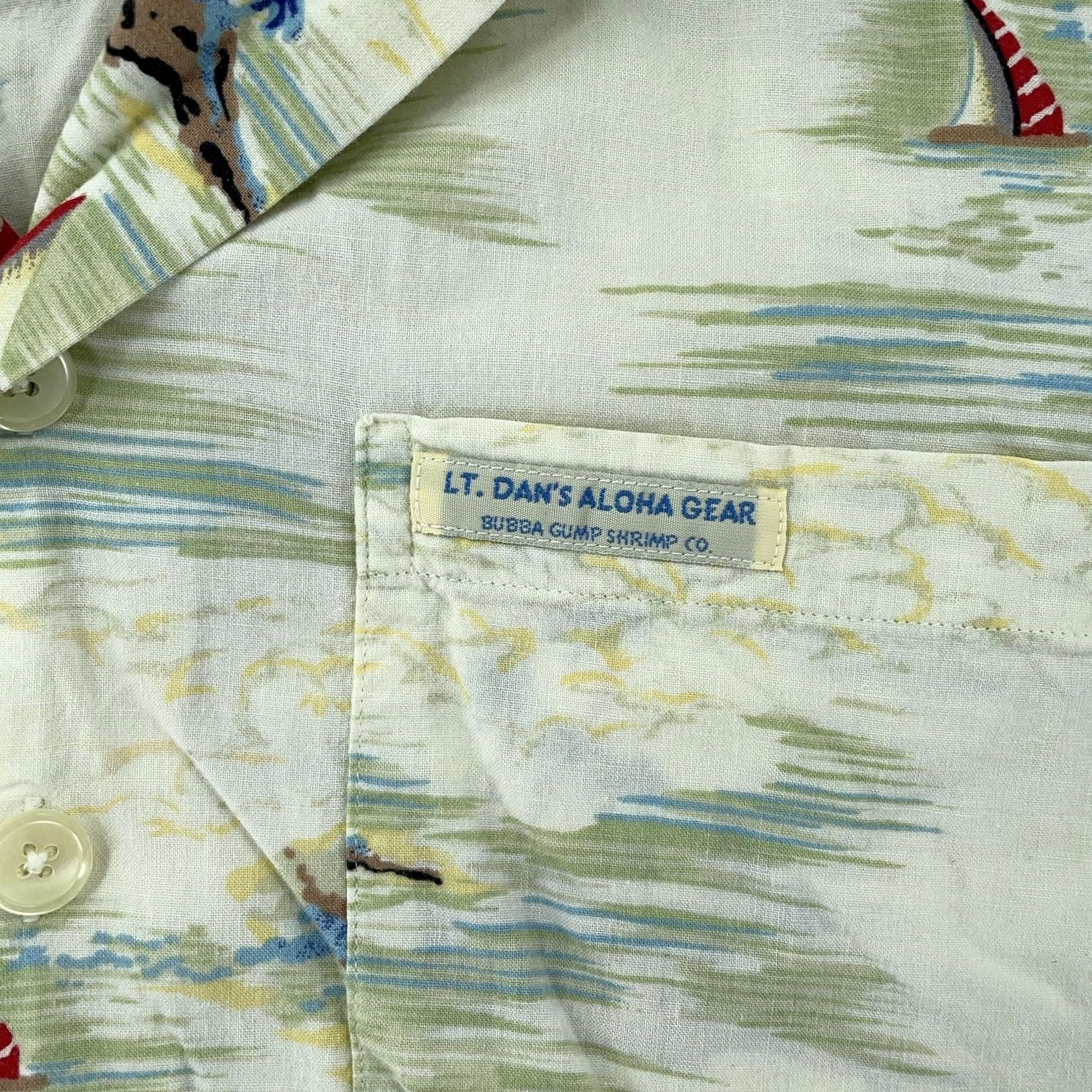 Vintage Bubba Gump Shrimp Co. Shirt XL Hawaiian Camp Lt. Dan's Aloha Gear Forrest Size US XL / EU 56 / 4 - 3 Thumbnail