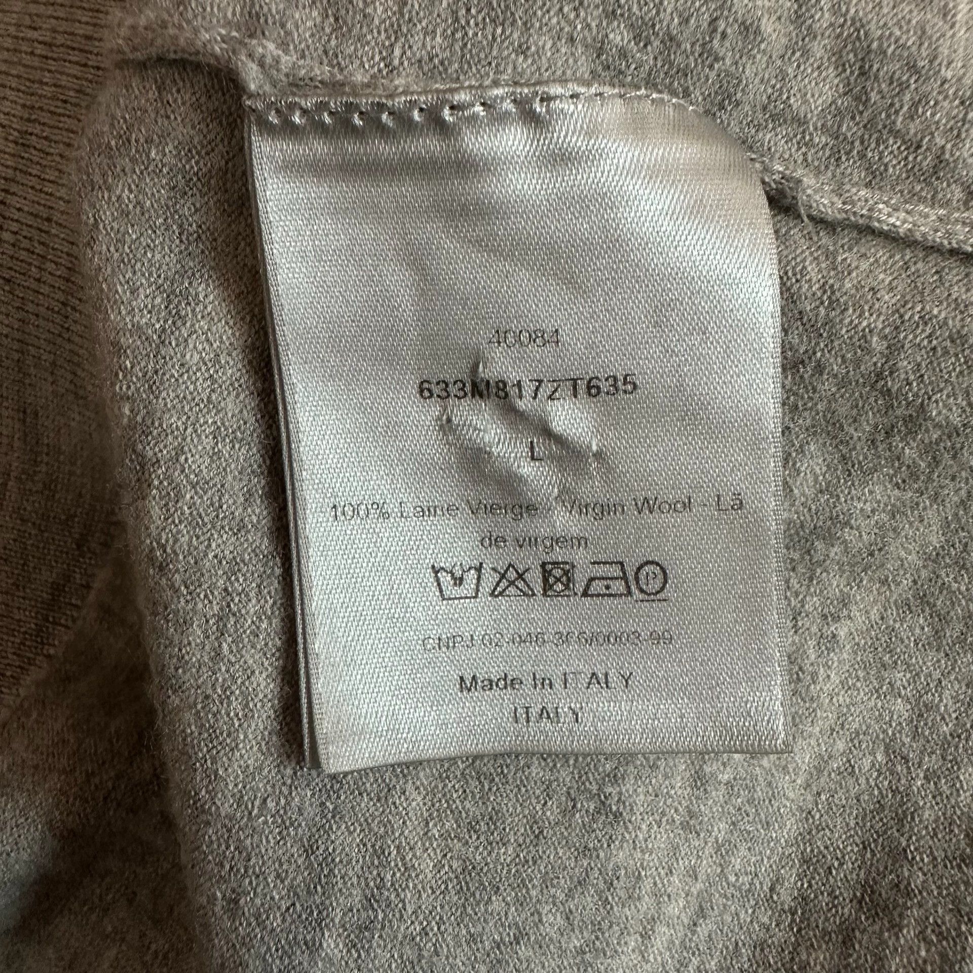 Dior dior color-block wool short sleeve polo Size US L / EU 52-54 / 3 - 5 Thumbnail
