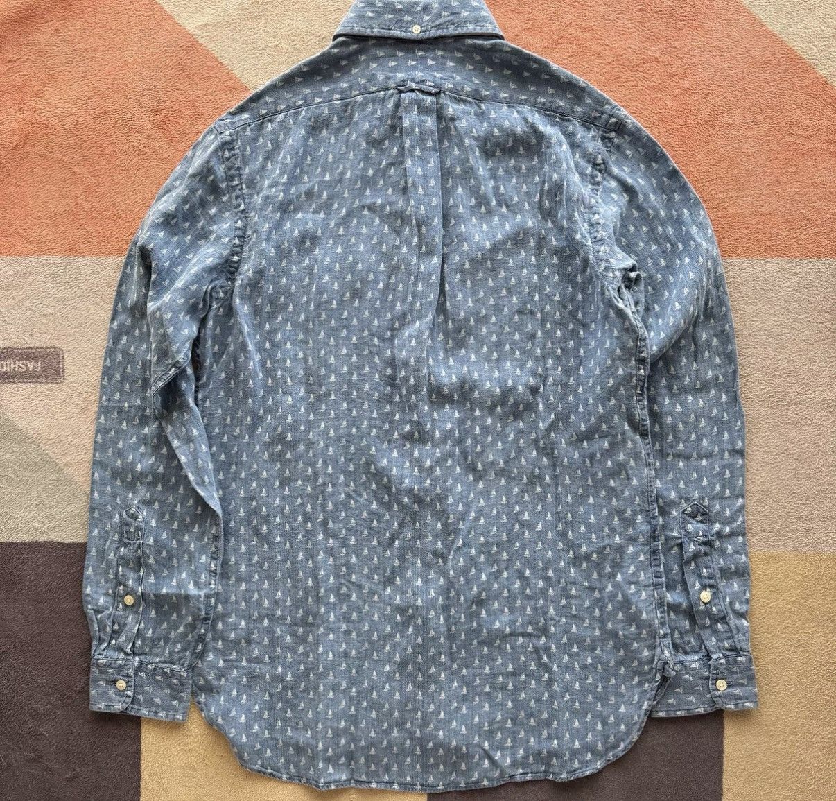 Polo Ralph Lauren Ralph Lauren Polo RL Linen Indigo Shirt K22 Size US S / EU 44-46 / 1 - 6 Thumbnail