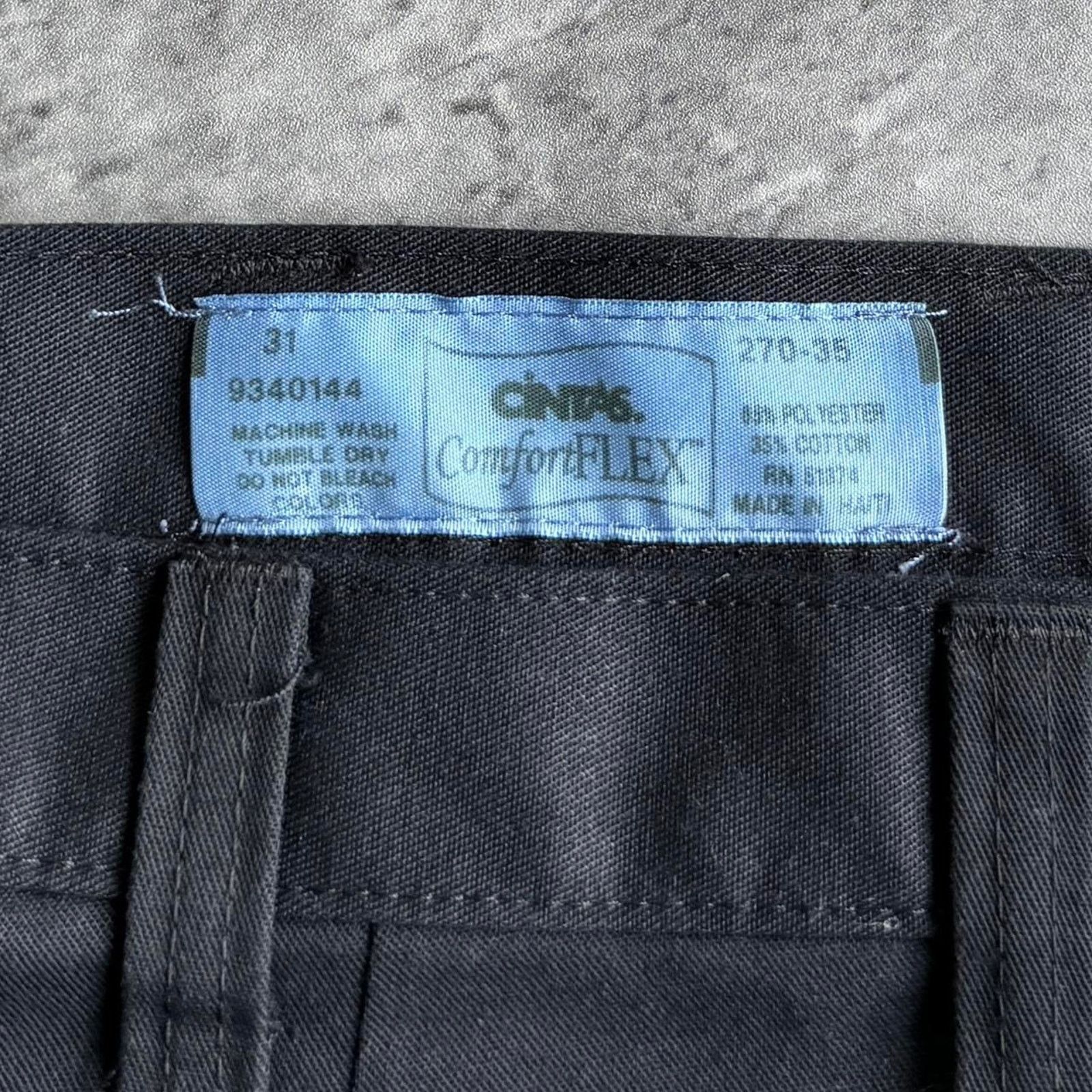 Cintas × Vintage Vintage Y2K Black Cargo Carhartt Style Skater Grunge Pants Size US 31 - 3 Thumbnail