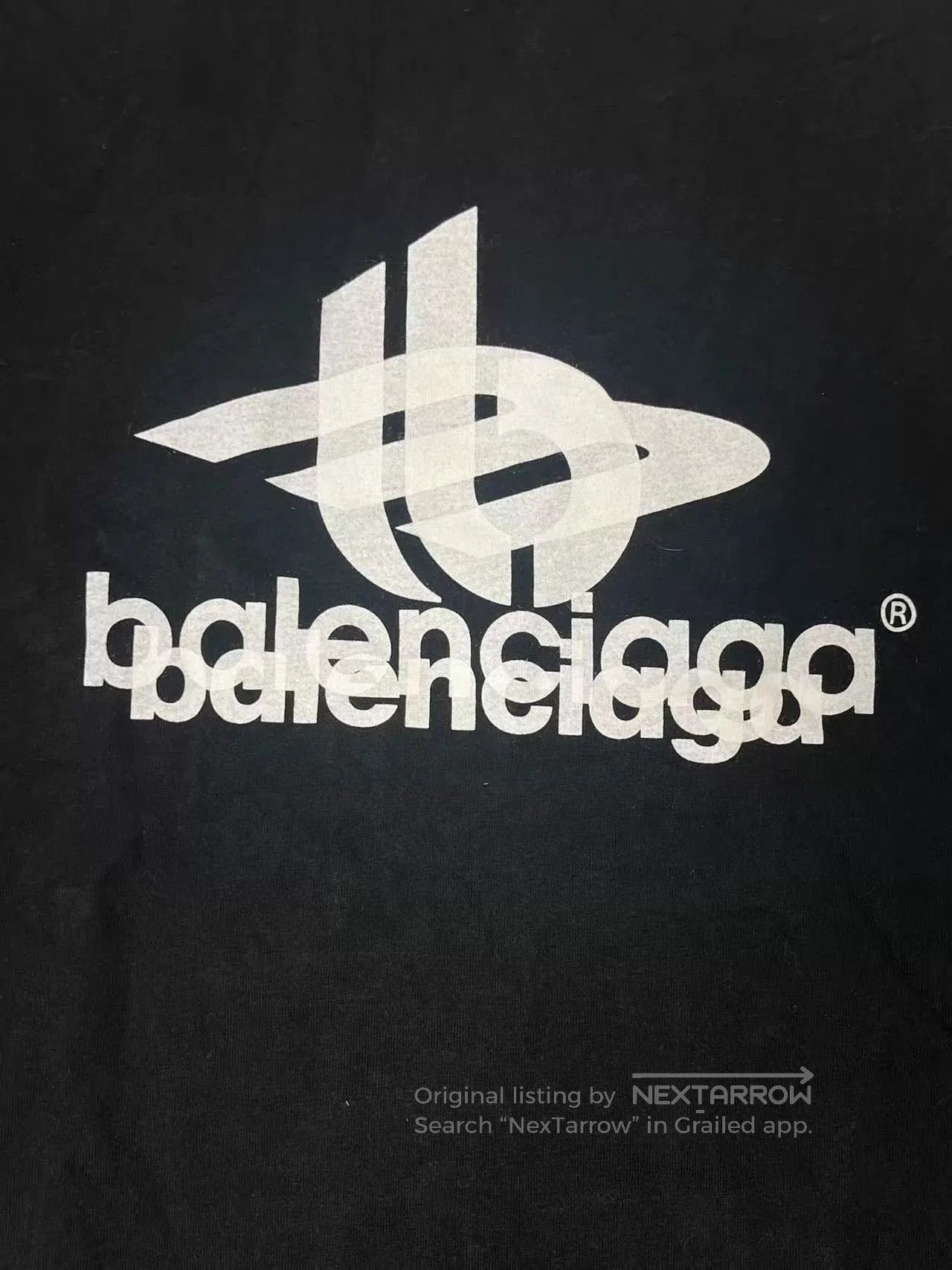Balenciaga Balenciaga Logo Print Crewneck Short Sleeve T. Size US M / EU 48-50 / 2 - 3 Thumbnail